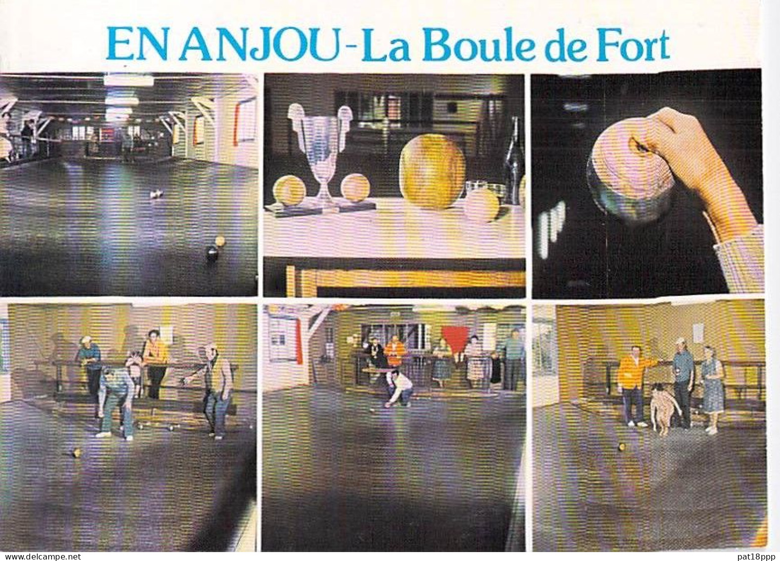 SPORT - JEUX DE BOULES - Lot De 4 CPSM Grand Format ( Bowling - Boule De Fort - Pétanque ) - 5 - 99 Postcards