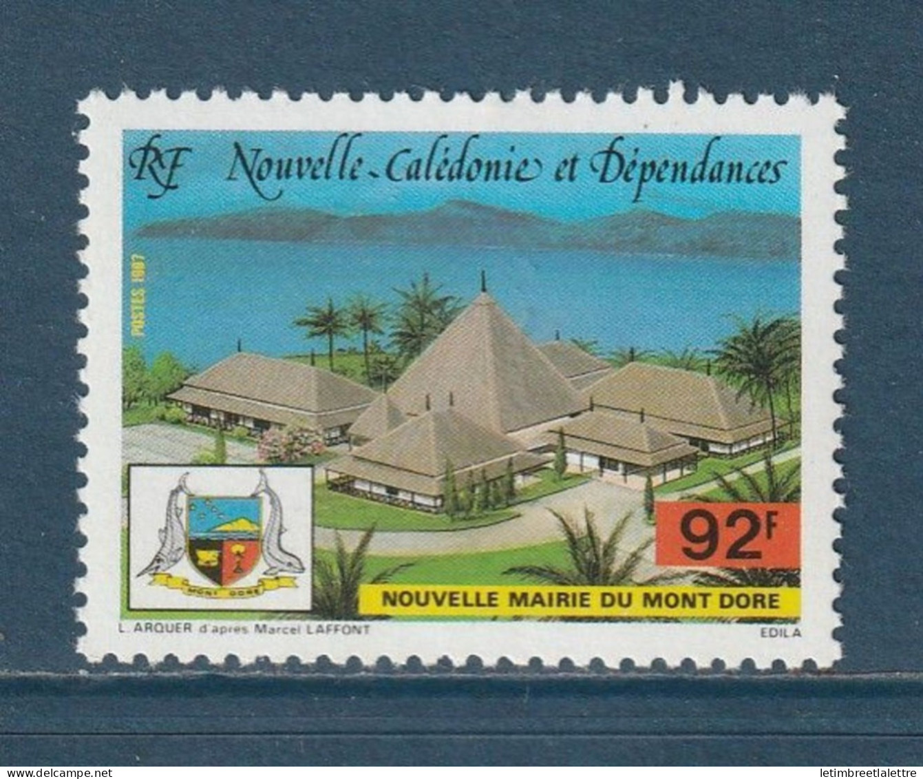 Nouvelle Calédonie - YT N° 537 ** - Neuf Sans Charnière - 1987 - Nuovi