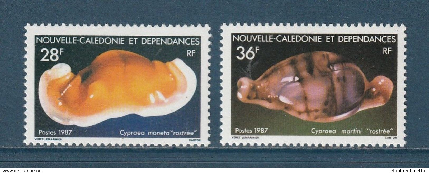 Nouvelle Calédonie - YT N° 538 Et 539 ** - Neuf Sans Charnière - 1987 - Nuevos