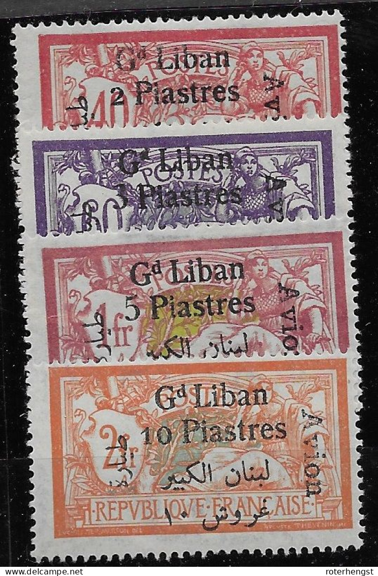 Grand Liban 1924 Airmail Mh* 65 Euros - Luftpost