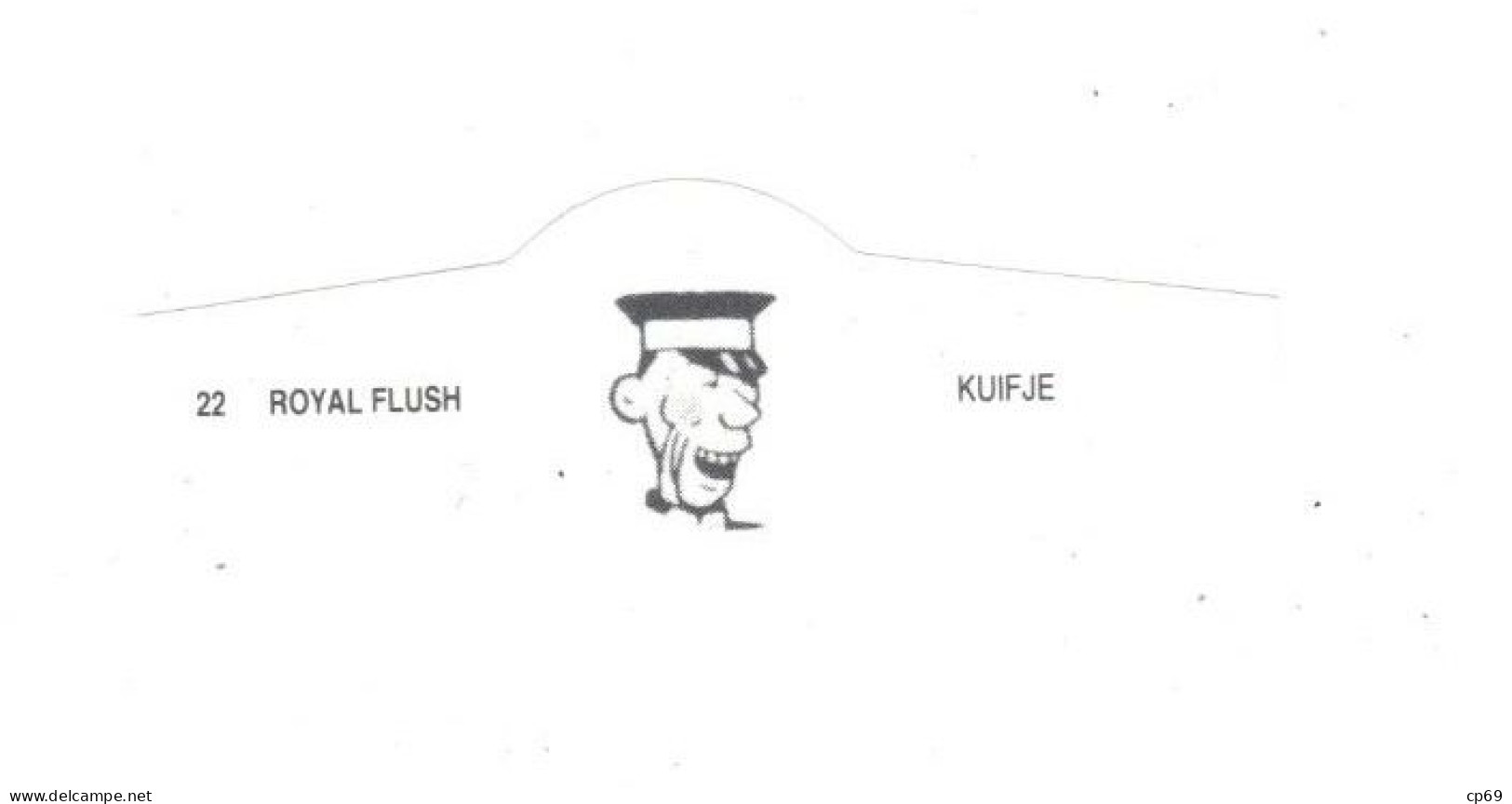 22) Bague De Cigare Série Tintin Blanche Royal Flush Kuifje Yamato Asie Asiatique En Superbe.Etat - Objets Publicitaires