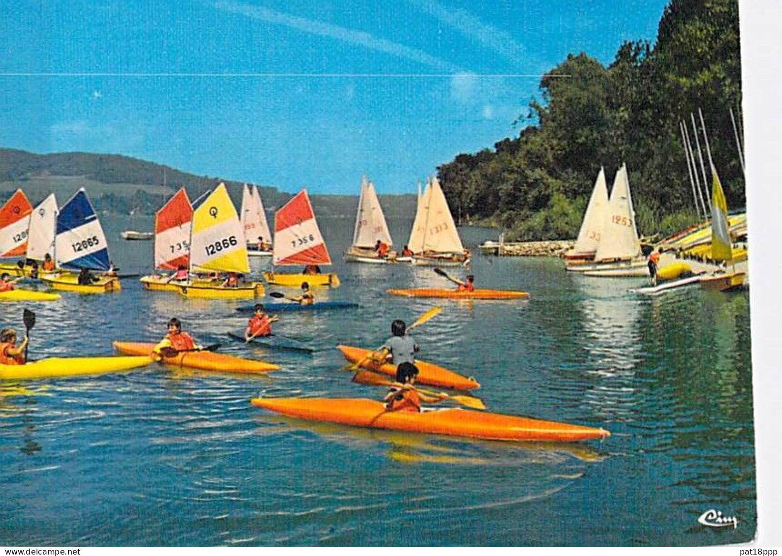 SPORT - Divers - Lot De 10 CPSM CPM Grand Format ( Voile Football Ski Parachutisme Chistera / Pelote Basque ) - 5 - 99 Postcards
