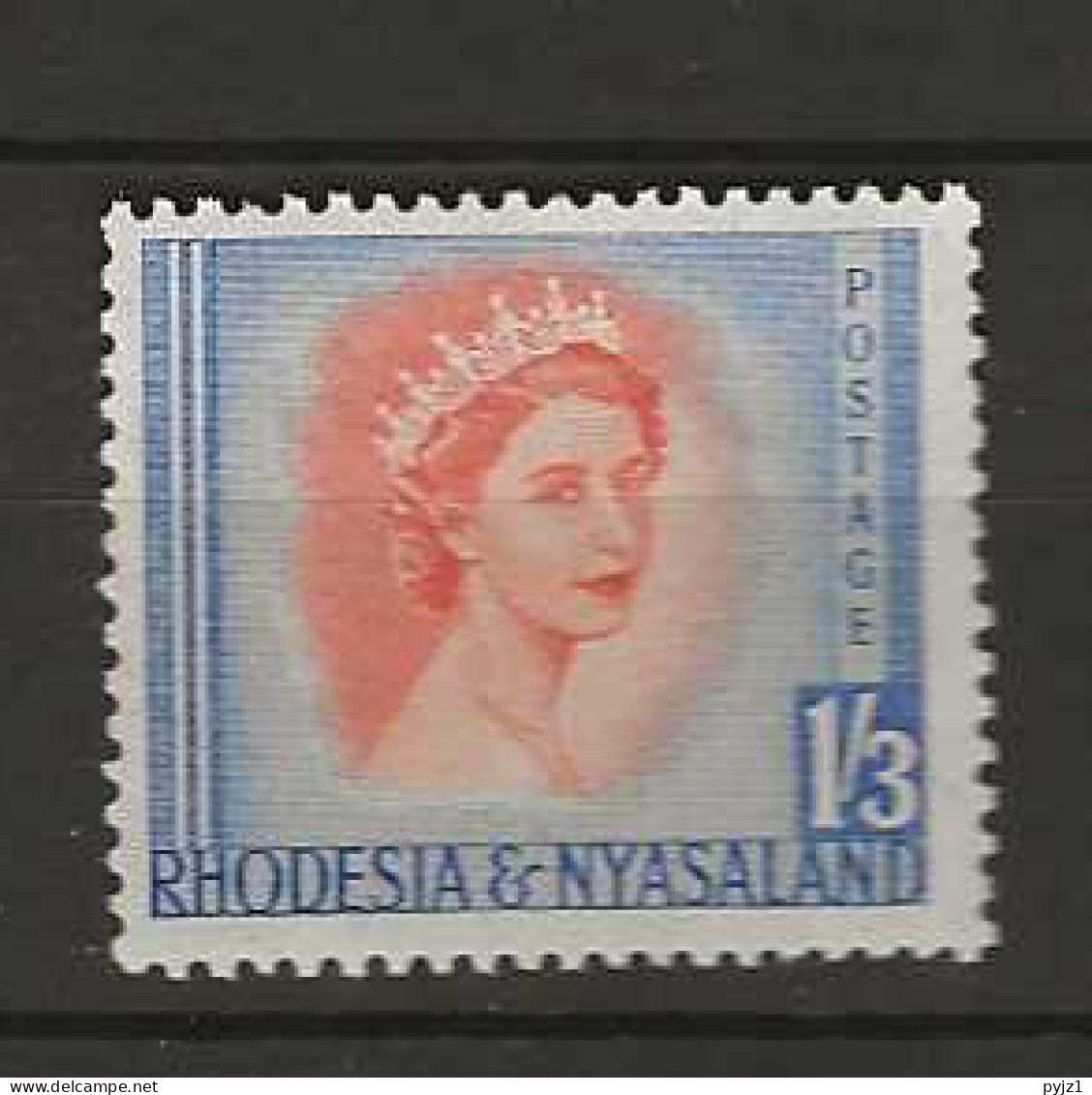 1954 MNH Rhodesia And Nyassaland Mi 11 Postfris** - Rhodesia & Nyasaland (1954-1963)