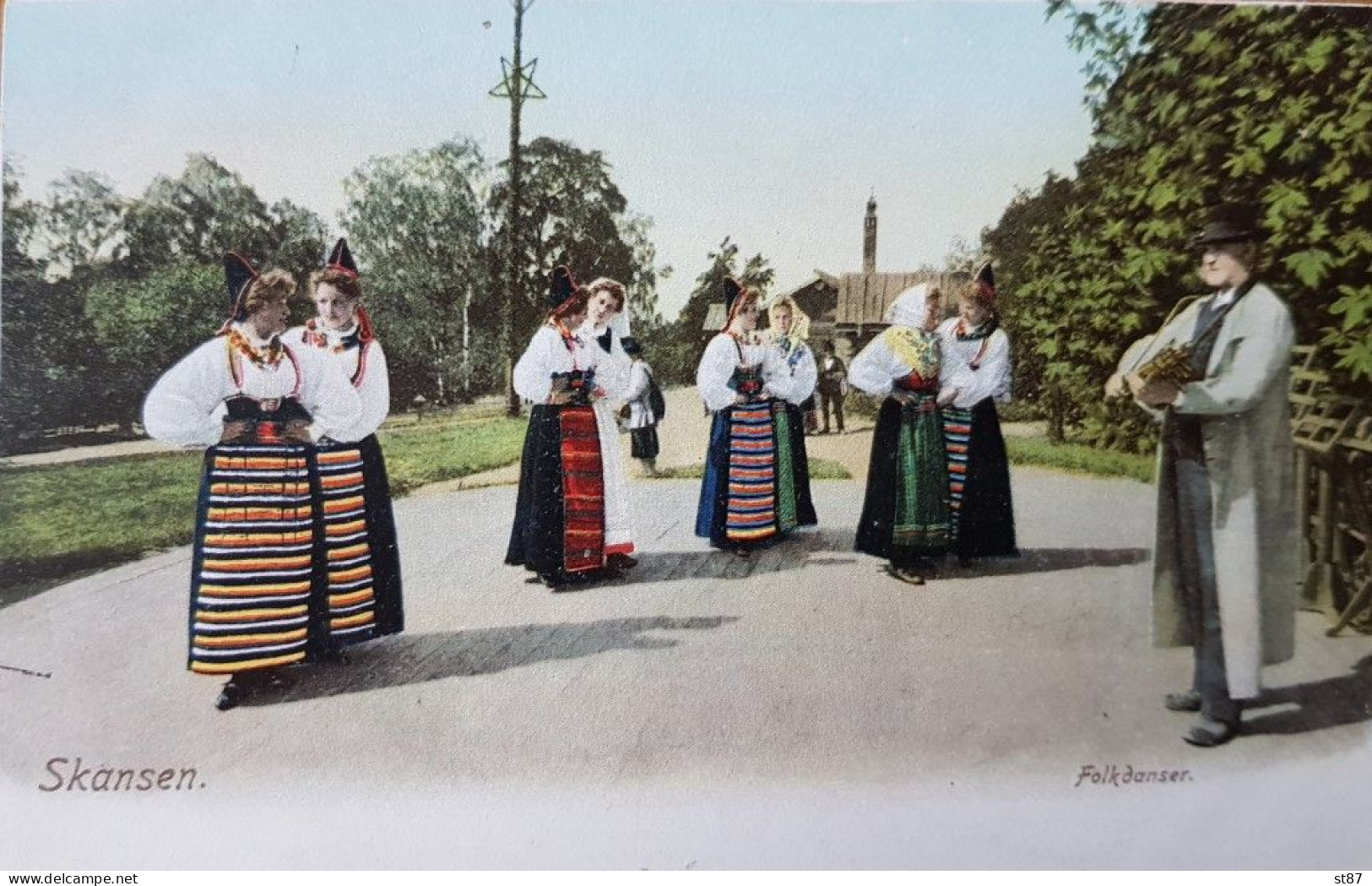 Sweden Skansen Folkdanser - Schweden