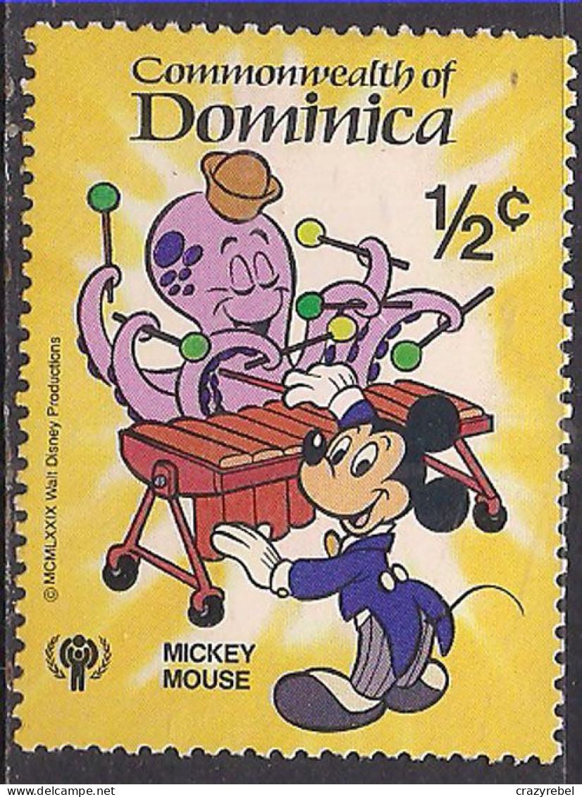 Dominica 1979 QE2 1/2c Disney SG 691 MNH ( B1158 ) - Dominique (...-1978)