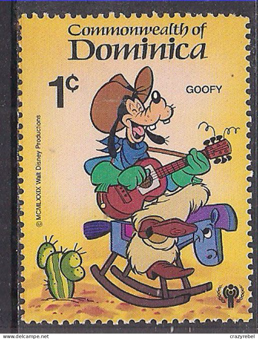 Dominica 1979 QE2 1c Disney SG 692 MNH ( C162 ) - Dominique (...-1978)