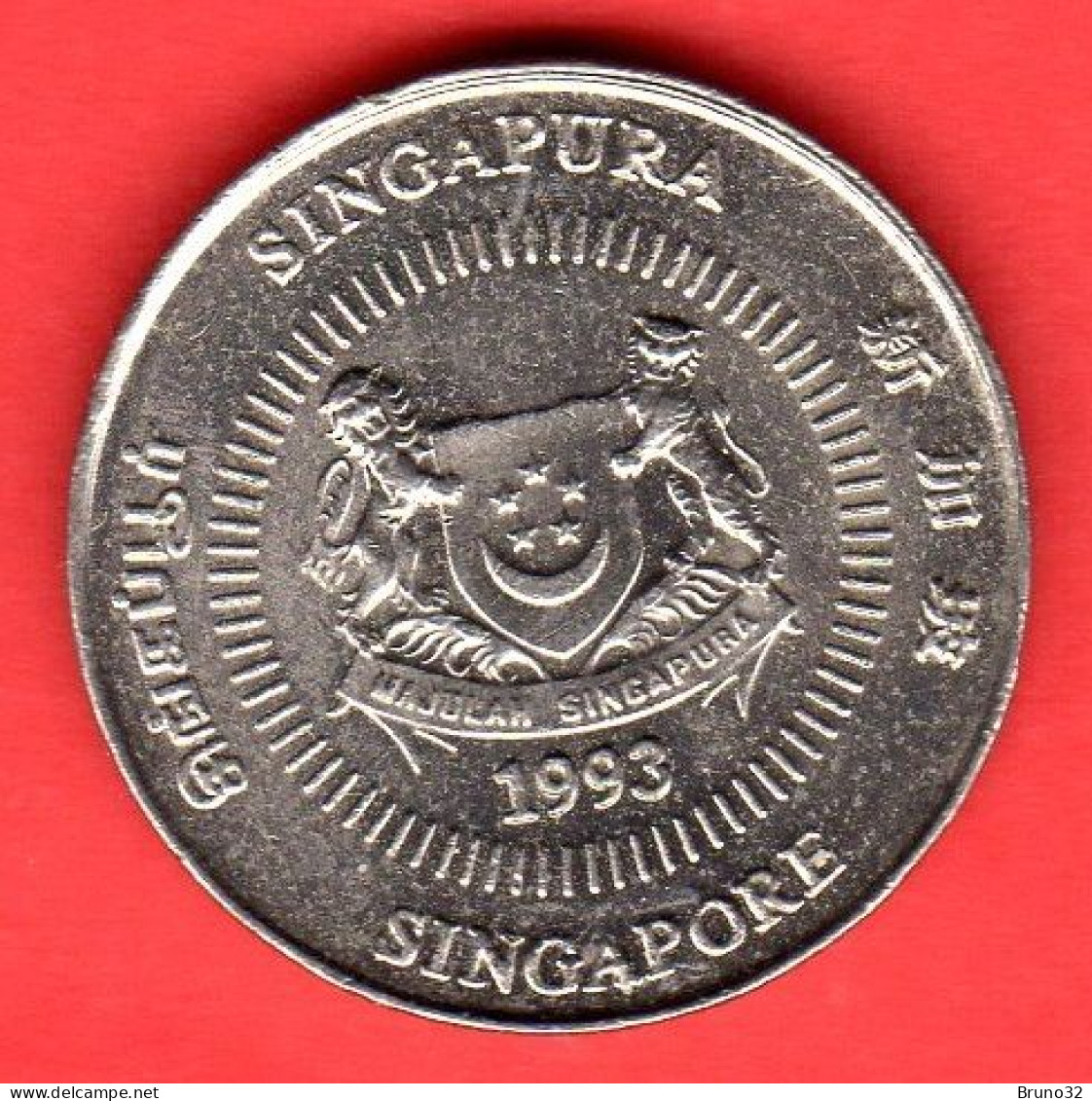 SINGAPORE - Singapura - 1993 - 10 Cents - QFDC/aUNC - Come Da Foto - Singapour