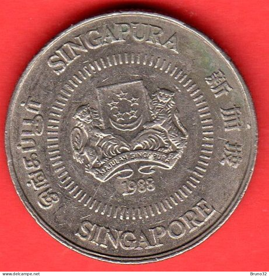 SINGAPORE - Singapura - 1988 - 10 Cents - SPL/XF - Come Da Foto - Singapour