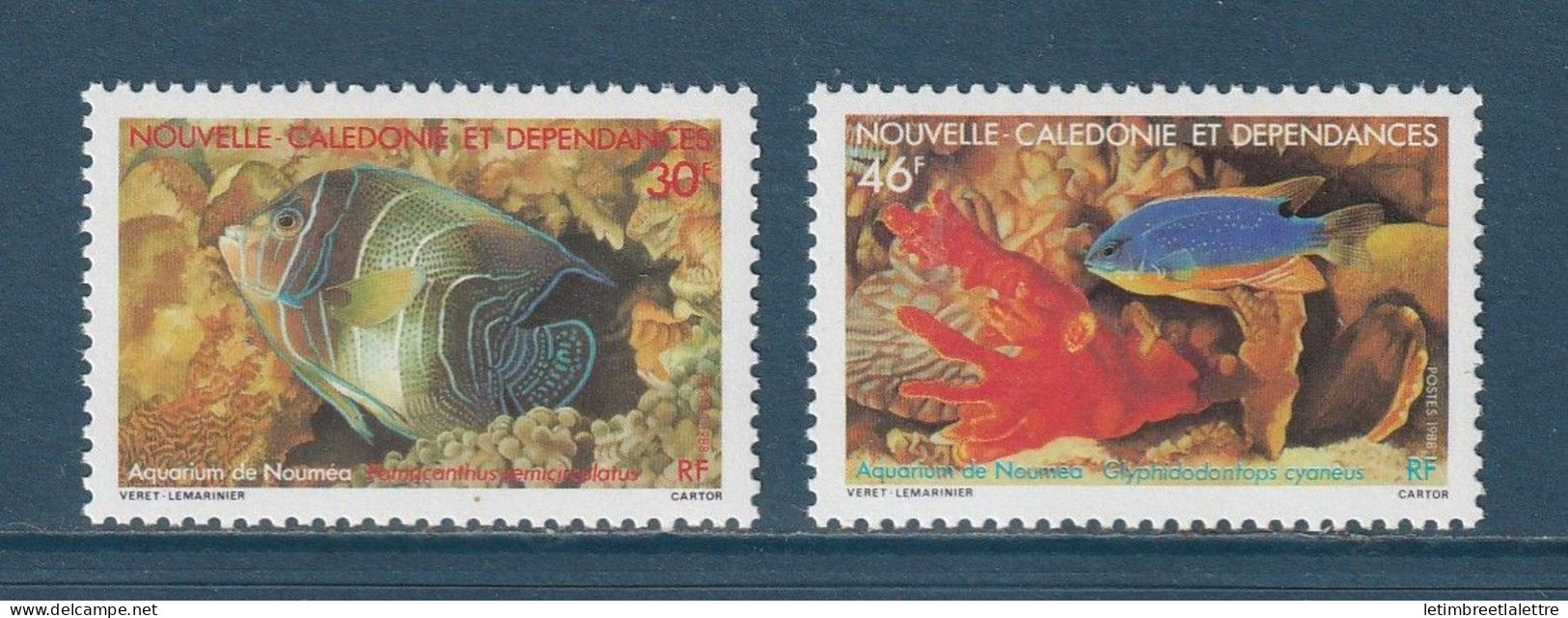 Nouvelle Calédonie - YT N° 551 Et 552 ** - Neuf Sans Charnière - 1988 - Neufs