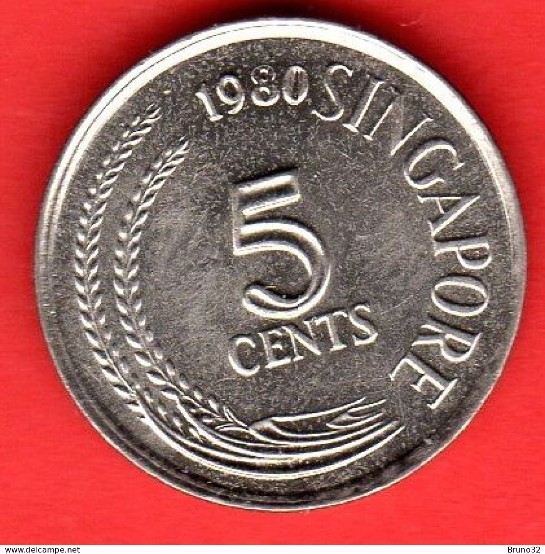 SINGAPORE - Singapura - 1980 - 5 Cents - QFDC/aUNC - Come Da Foto - Singapore