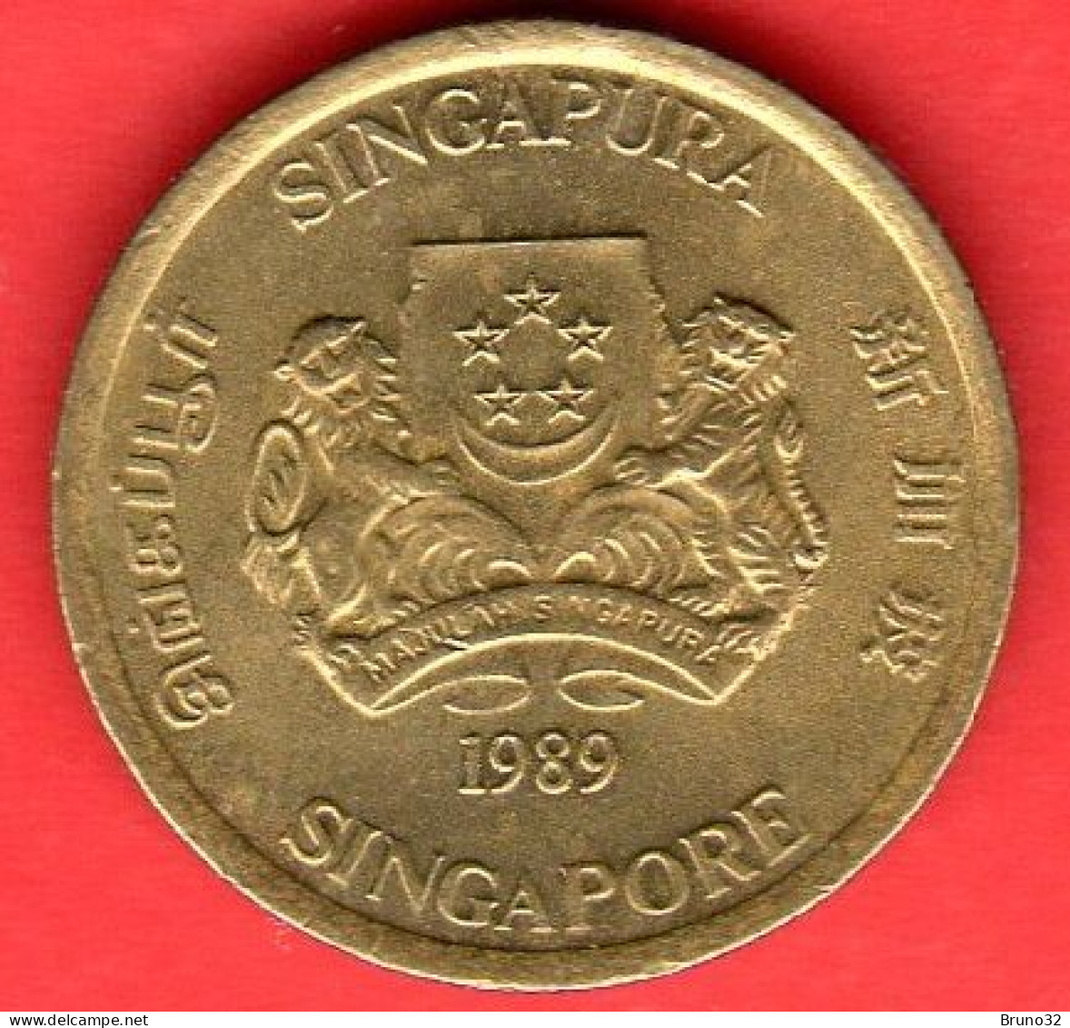 SINGAPORE - Singapura - 1989 - 5 Cents - QFDC/aUNC - Come Da Foto - Singapour