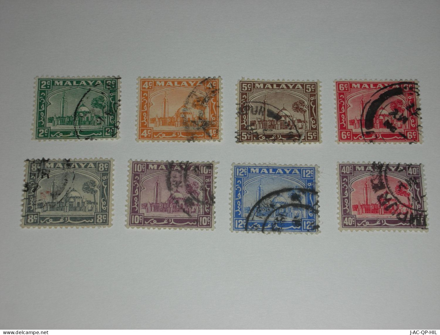 MALAYA SELANGOR 30-31-32-32A-33-34-35-38+ 40 - Territoire Britannique De L'Océan Indien