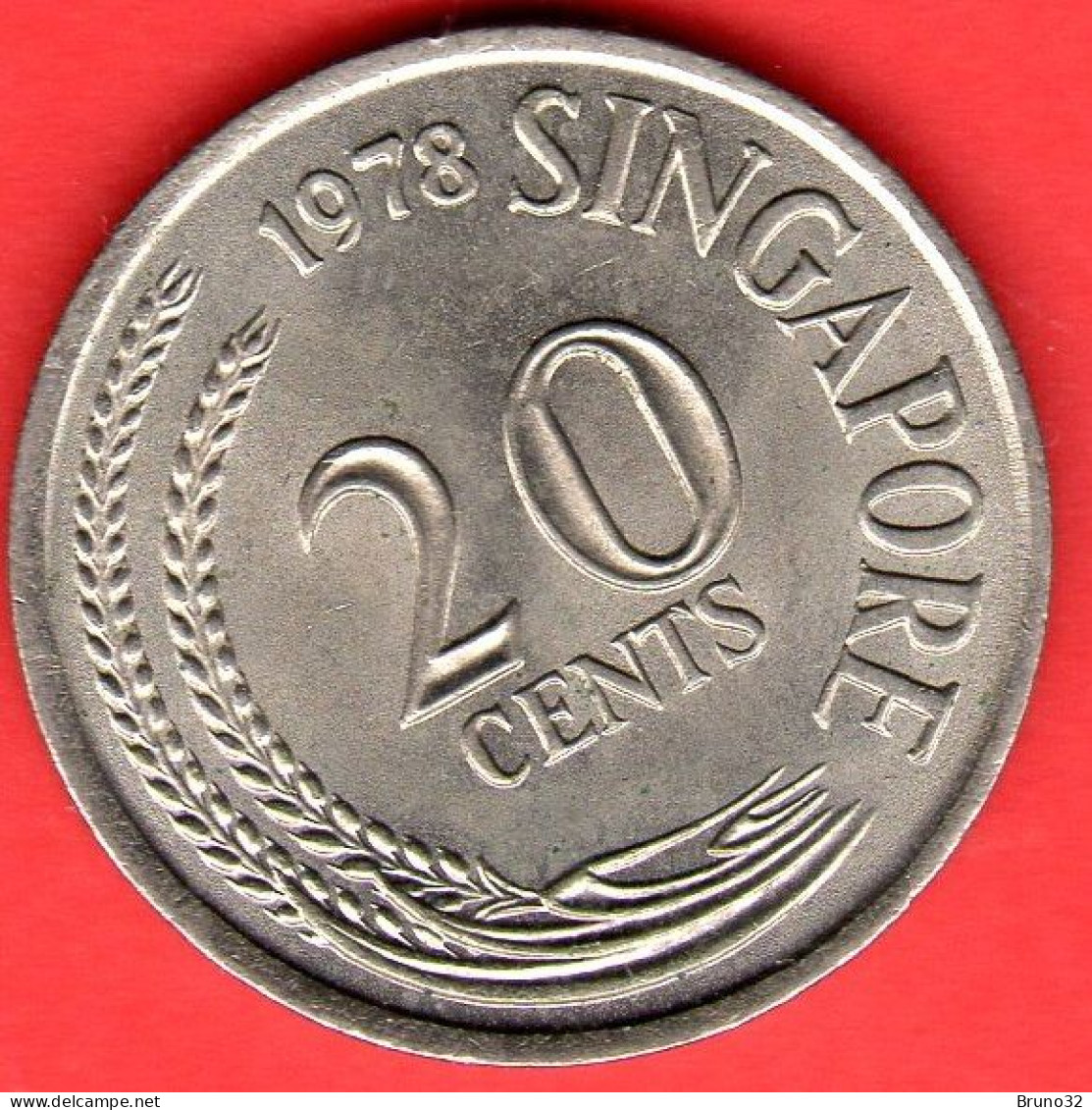 SINGAPORE - Singapura - 1978 - 20 Cents - QFDC/aUNC - Come Da Foto - Singapour