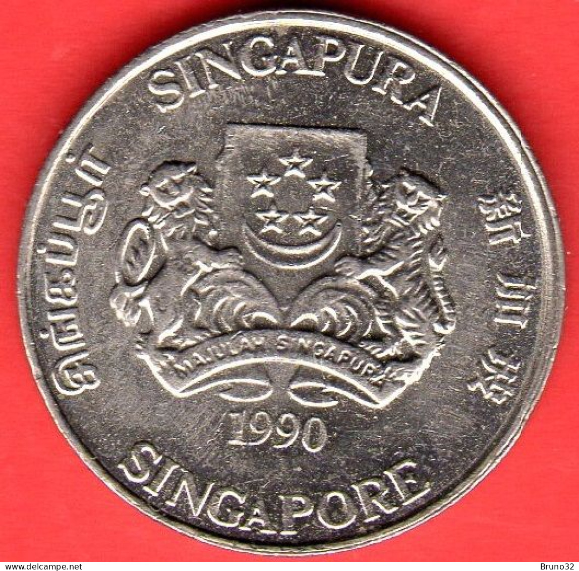 SINGAPORE - Singapura - 1990 - 20 Cents - QFDC/aUNC - Come Da Foto - Singapore