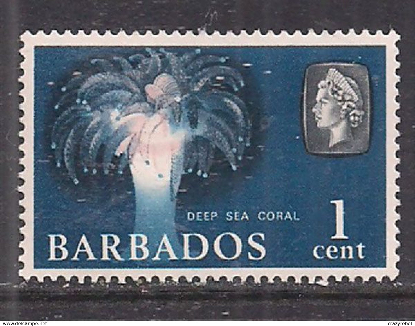 Barbados 1965 QE2 1cents Coral SG 322 MNH  ( K404 ) - Bahrain (...-1965)