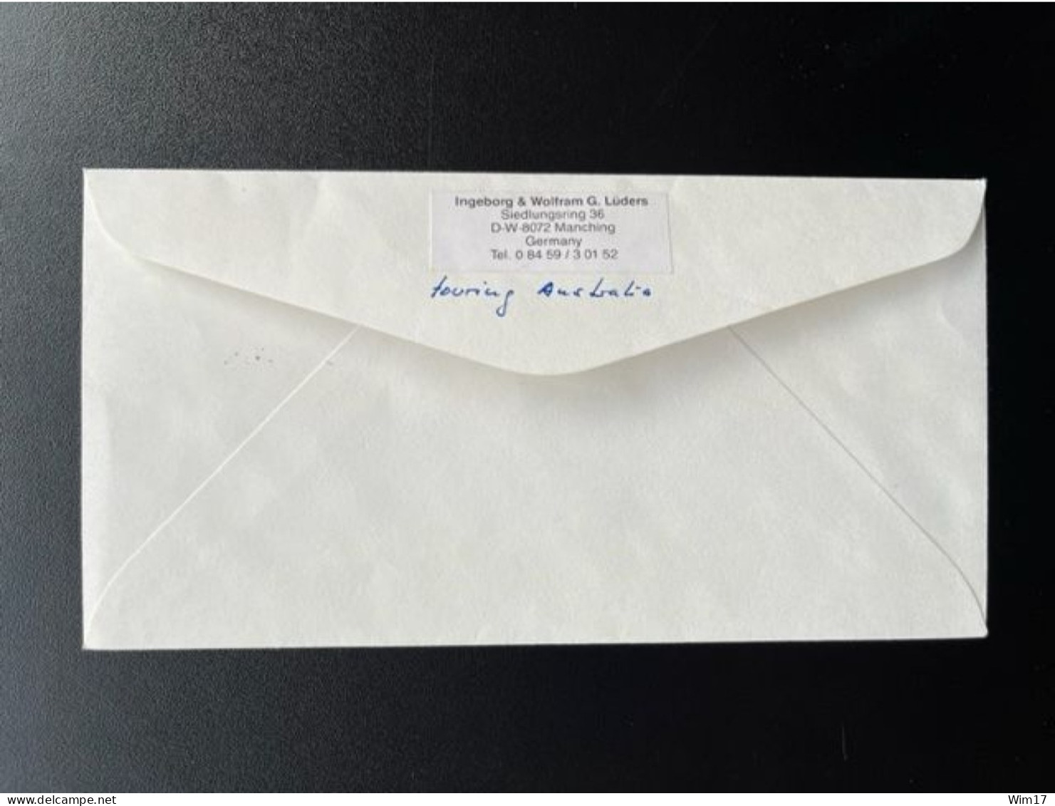 AUSTRALIA 1993 AIR MAIL LETTER CAMBERWELL MELBOURNE TO MANCHING 16-02-1993 AUSTRALIE - Briefe U. Dokumente