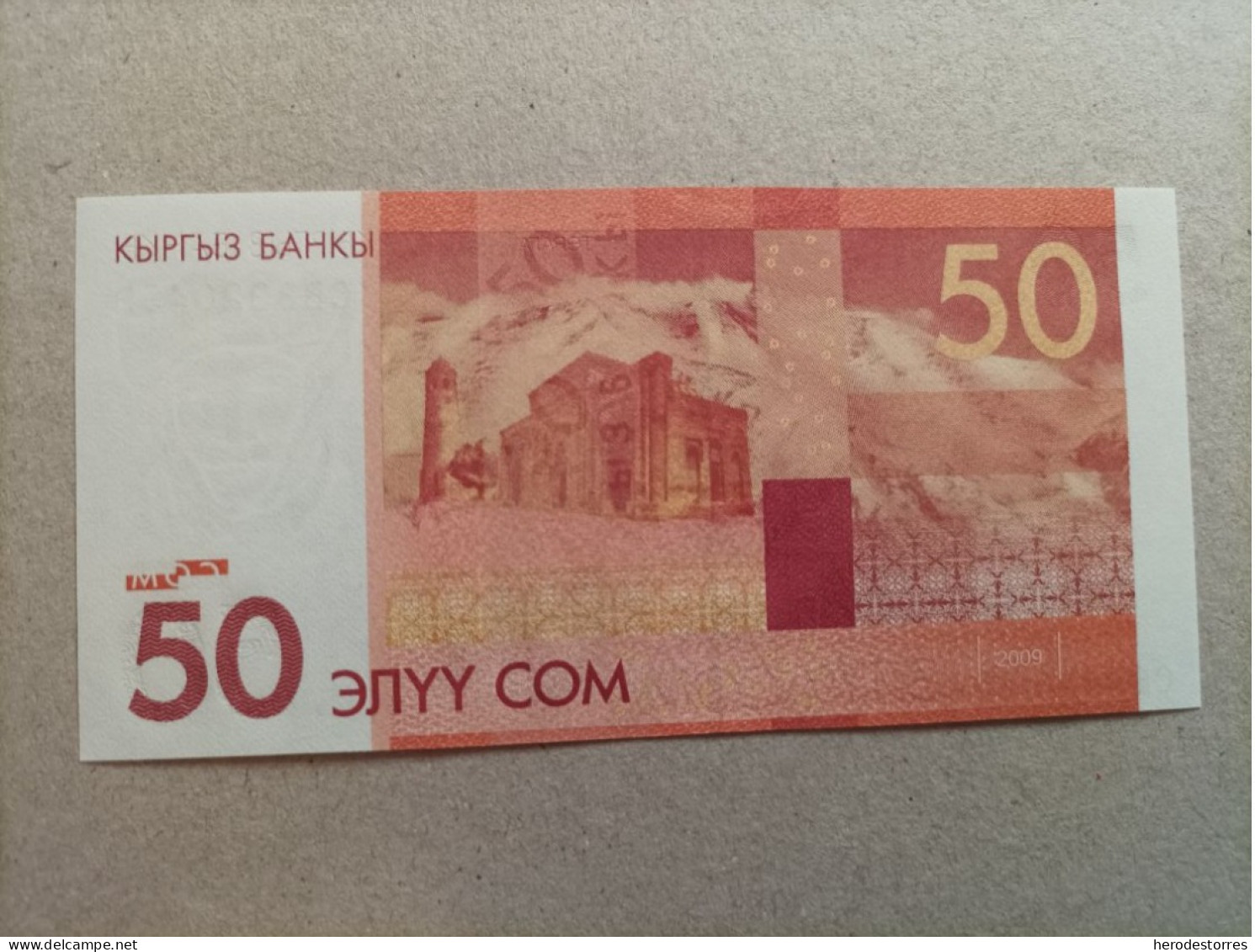 Billete De Kirguistán De 50 Som, Año 2009, UNC - Kirghizistan