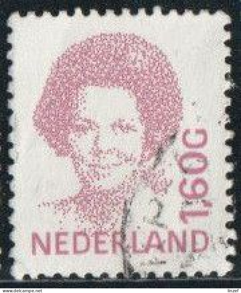 Pays-Bas 1991 Yv. N°1380F - 1,60g Rose Reine Beatrix -  Oblitéré - Oblitérés