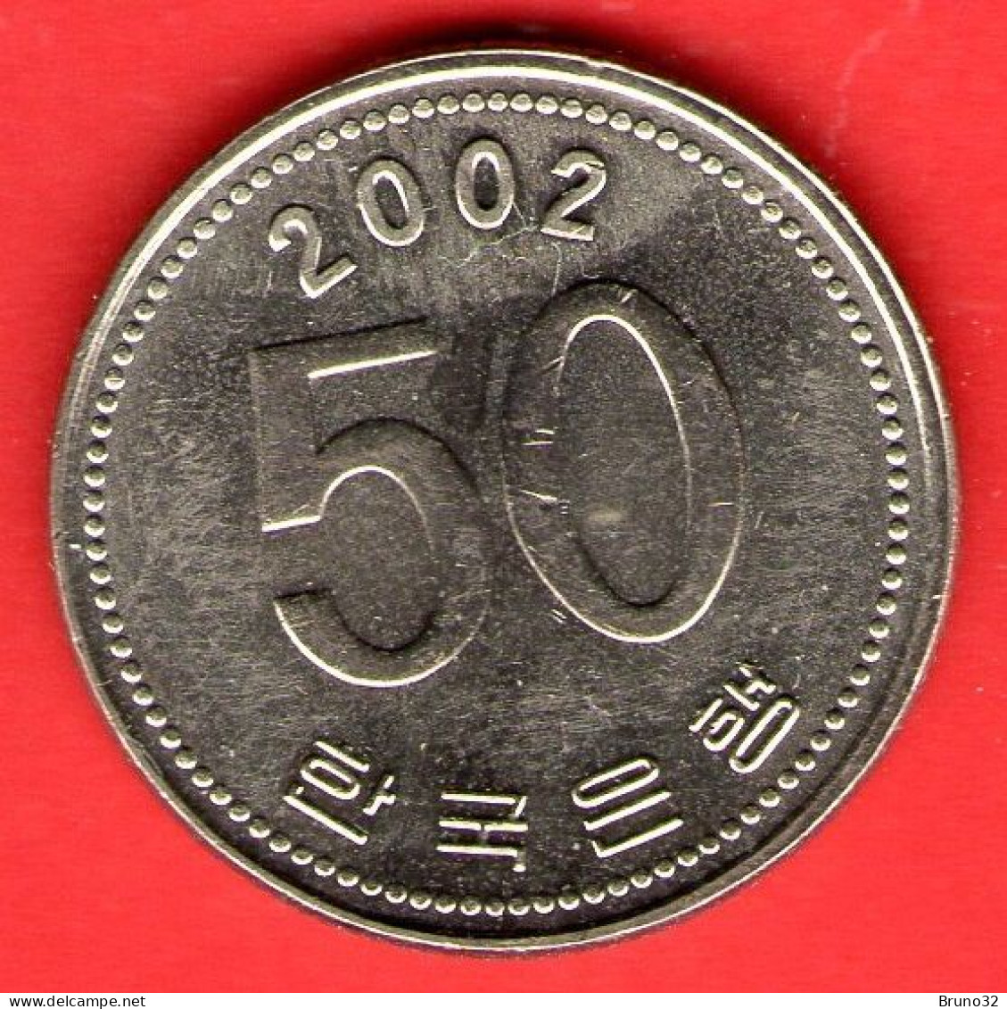 COREA DEL SUD - SOUTH KOREA - 2002 - 50 Won - QFDC/aUNC - Come Da Foto - Coreal Del Sur