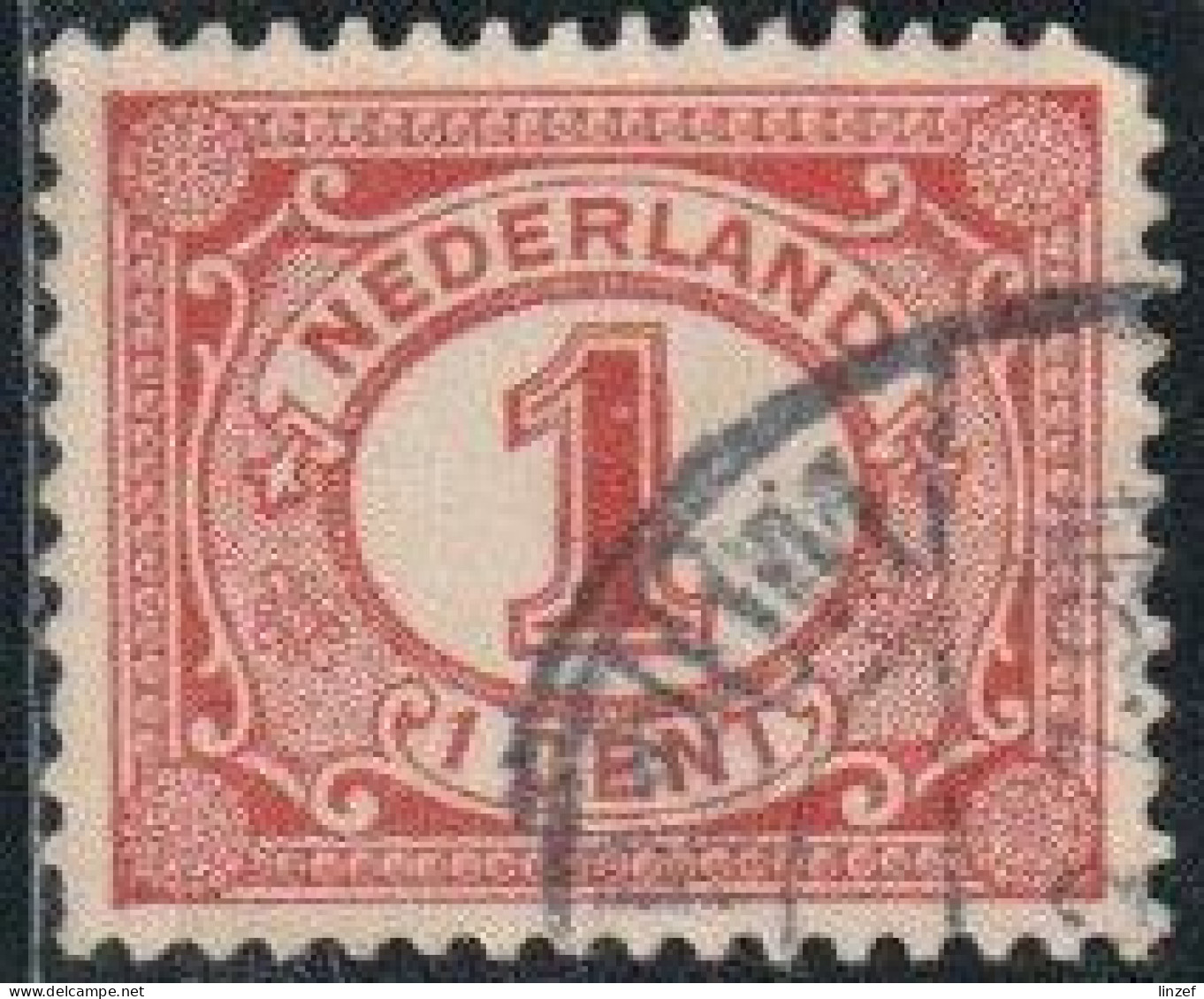 Pays-Bas 1899 Yv. N°66 - 1c Rouge -  Oblitéré - Usados