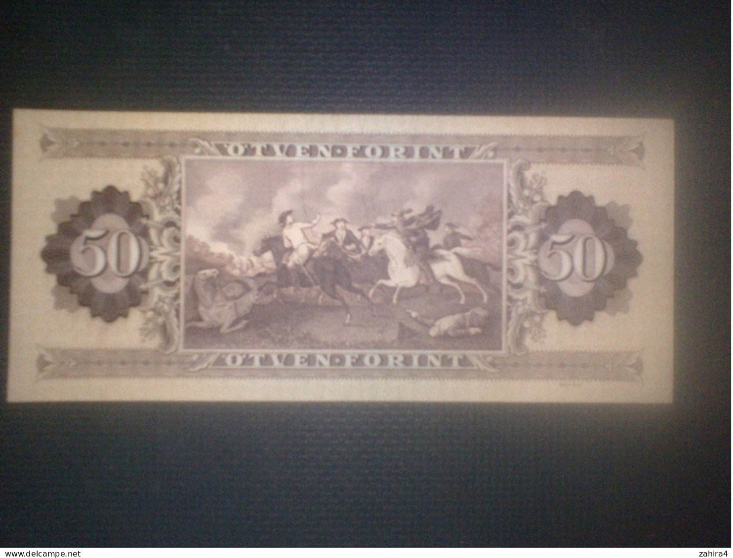 Superbe Billet De Hongrie Ötvenfint 50 Magyar Nemzeti Bank - D 160 - 042144 - Chevaux Cosaque ? - Suède