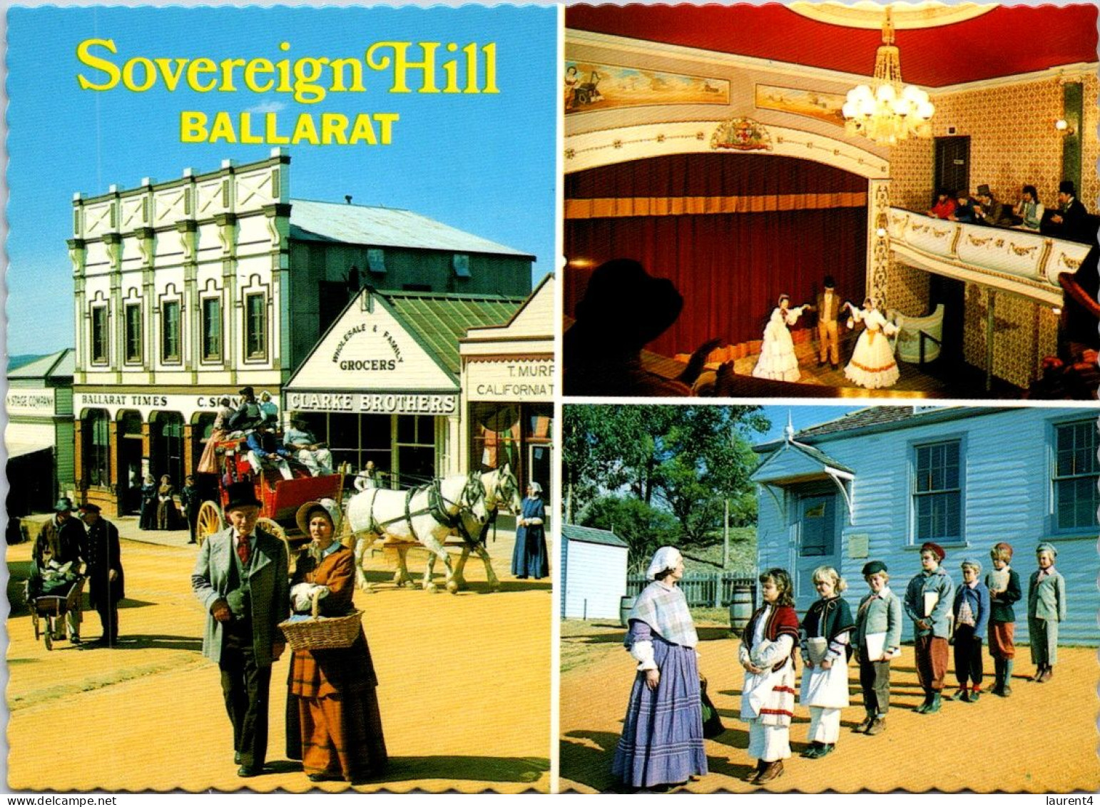 8-2-2024 (3 X 36)  Australia - VIC - Ballarat Sovereign Hill (park) - Ballarat