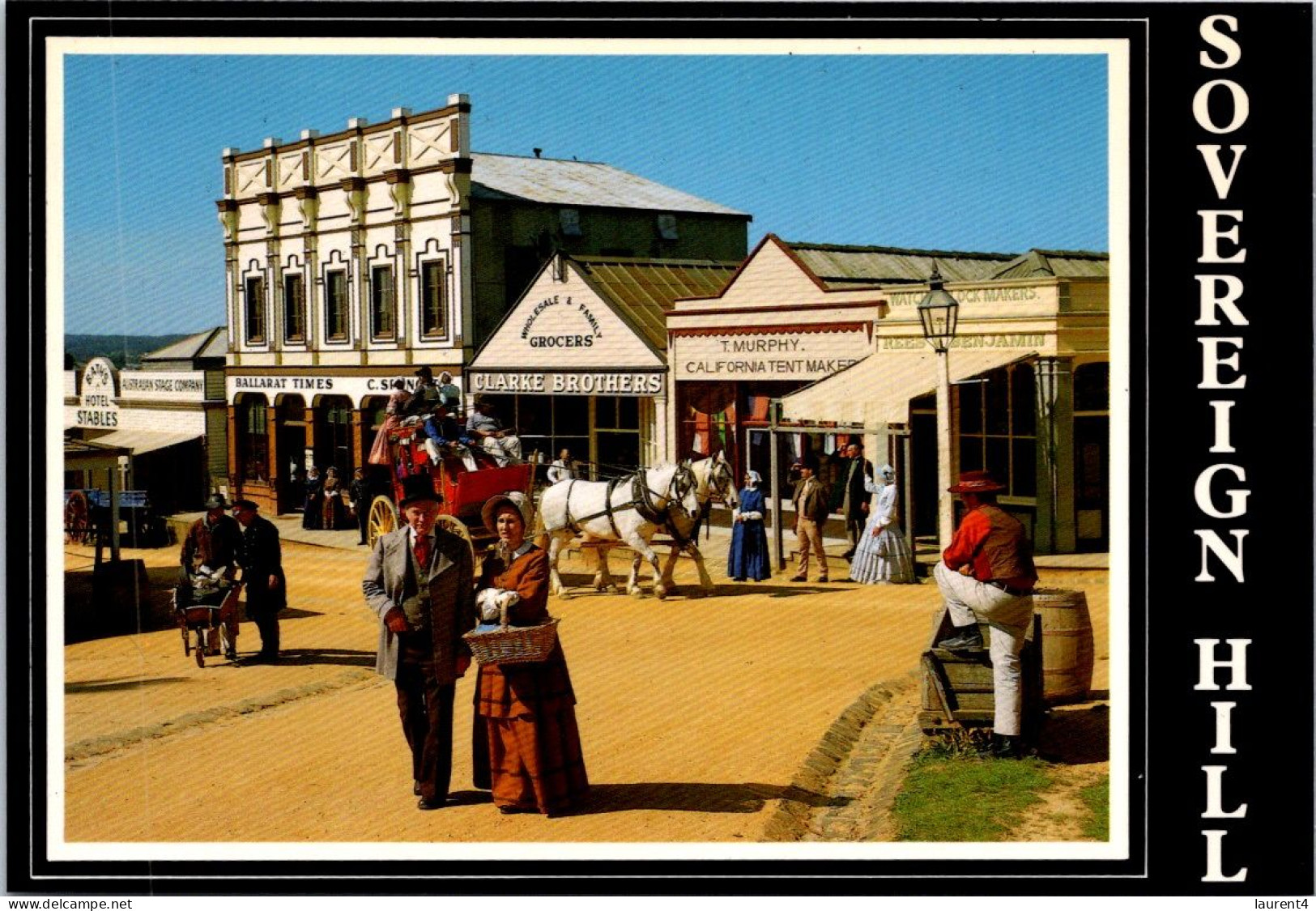 8-2-2024 (3 X 36)  Australia - VIC - Ballarat Sovereign Hill (park) City Street - Ballarat