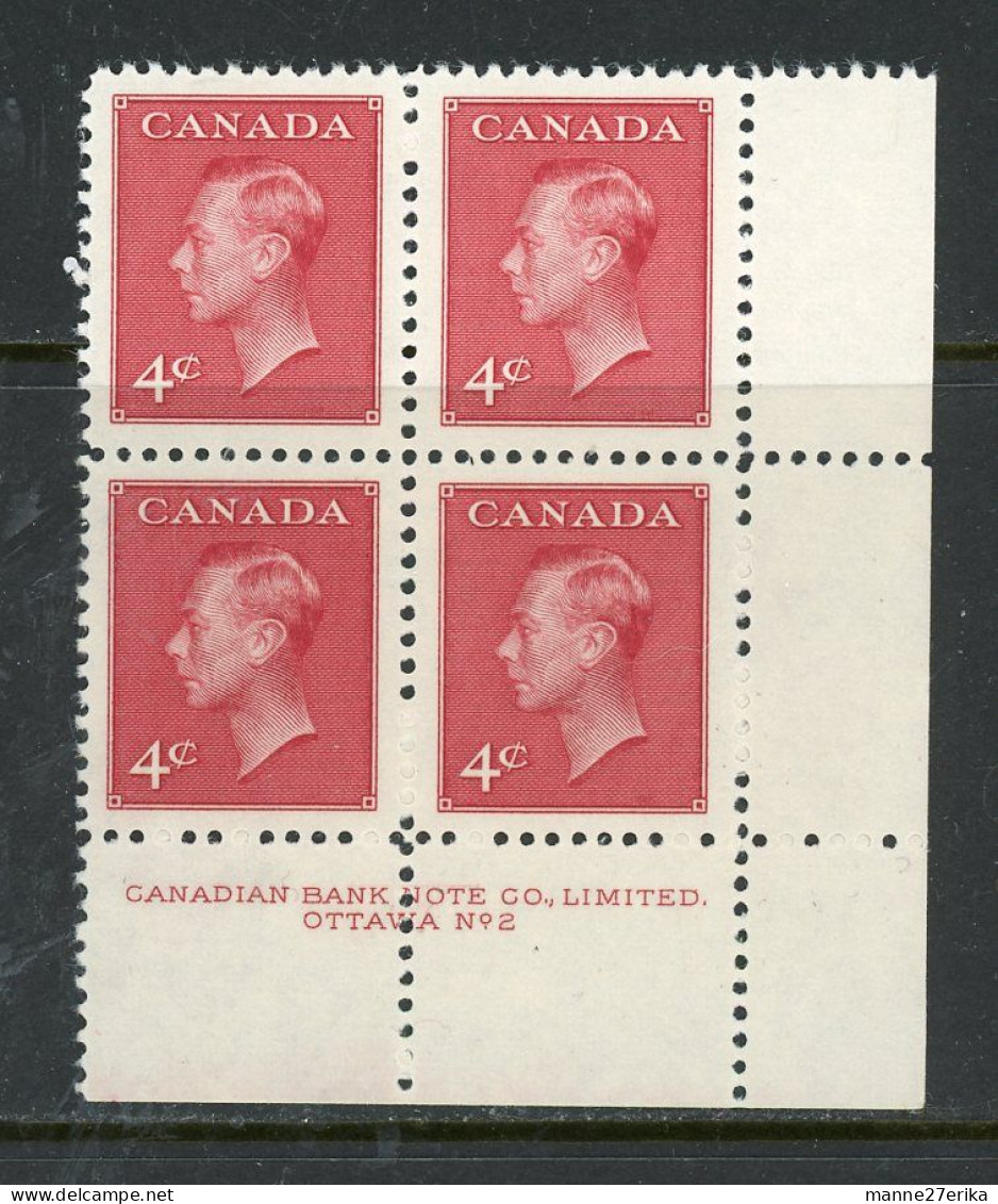 Canada MNH PB 1950 King George VI - Nuevos