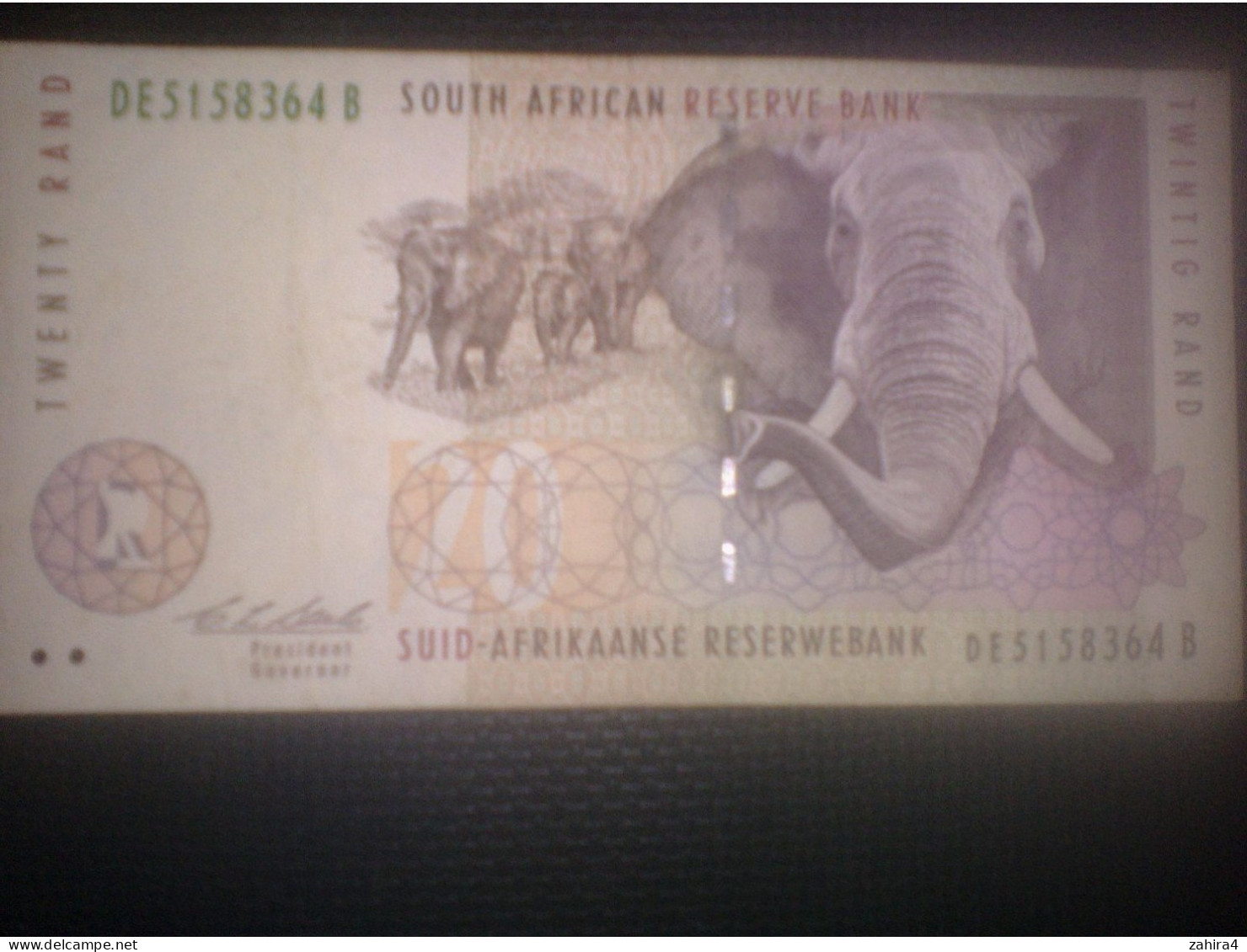South Africa Reserve Bank - 20 - Twenty Rand - DE5158364 B - Eléphants - Sudafrica