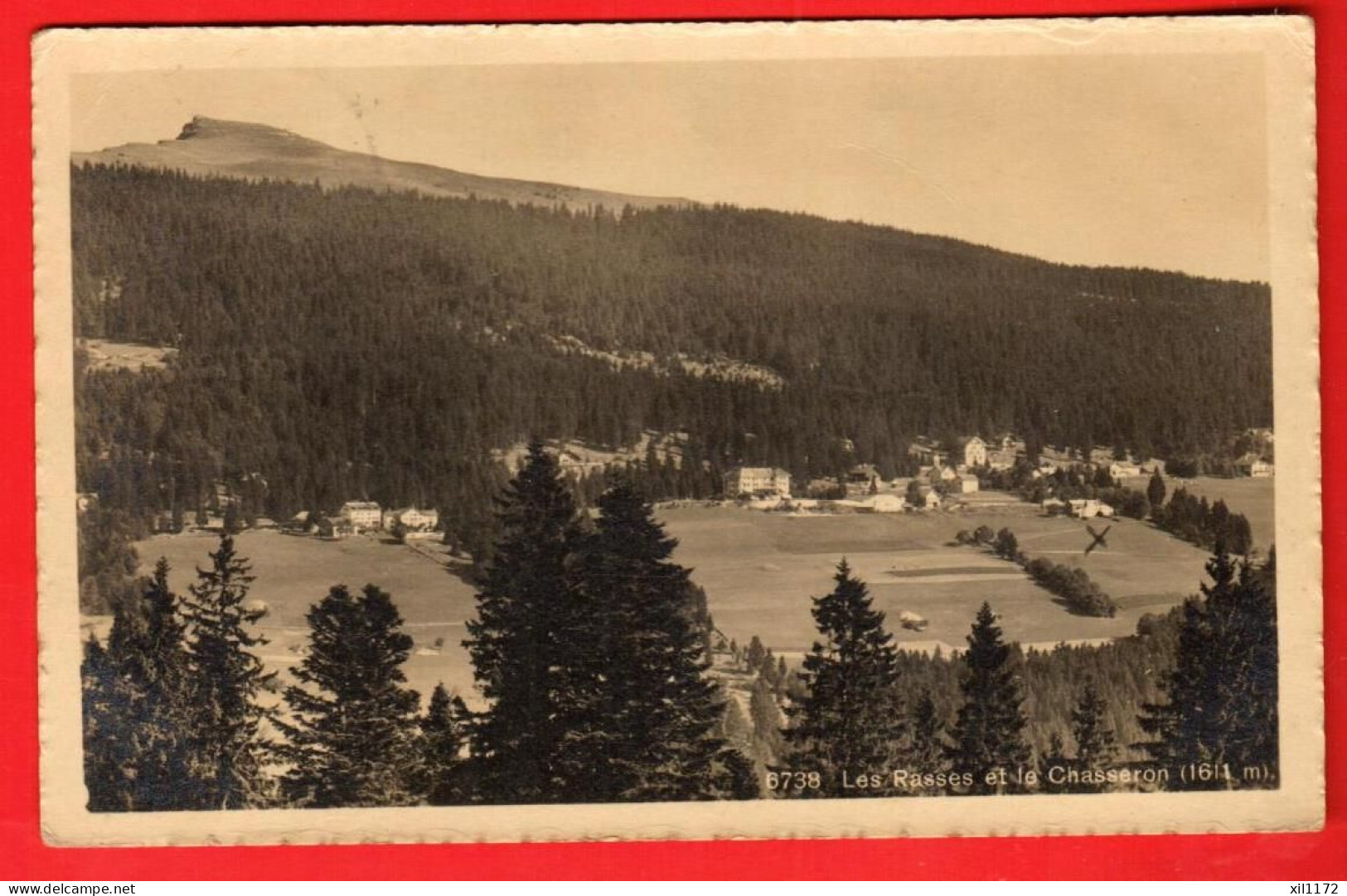 ZXI-32  Les Rasses Près Ste-Croix Et Le Chasseron Circ. 1913 Phototypie 6738 - Sainte-Croix 