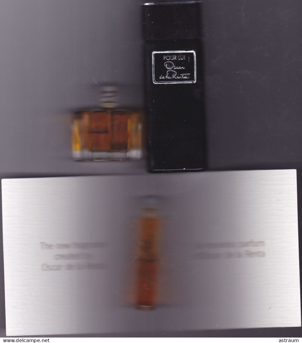 Lot De 3 Miniature De Parfum - Oscar De La Renta - Ruffles , Pour Lui Etc...- Edt - 2pleine Sans Boite + 1 Tubes - Sin Clasificación