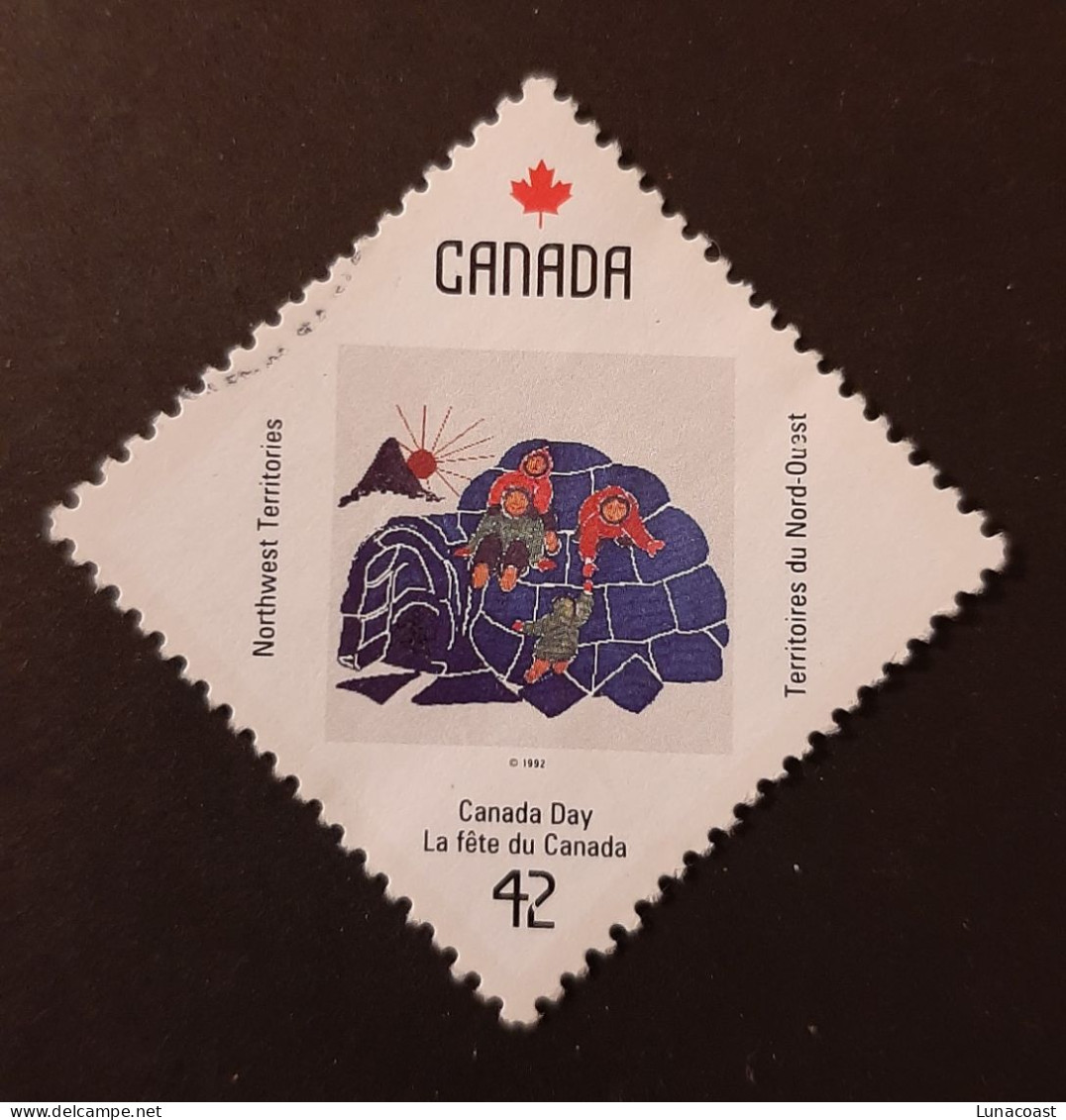 Canada 1992  USED  Sc1427   42c, Canada Day, Northwest Territories - Gebruikt