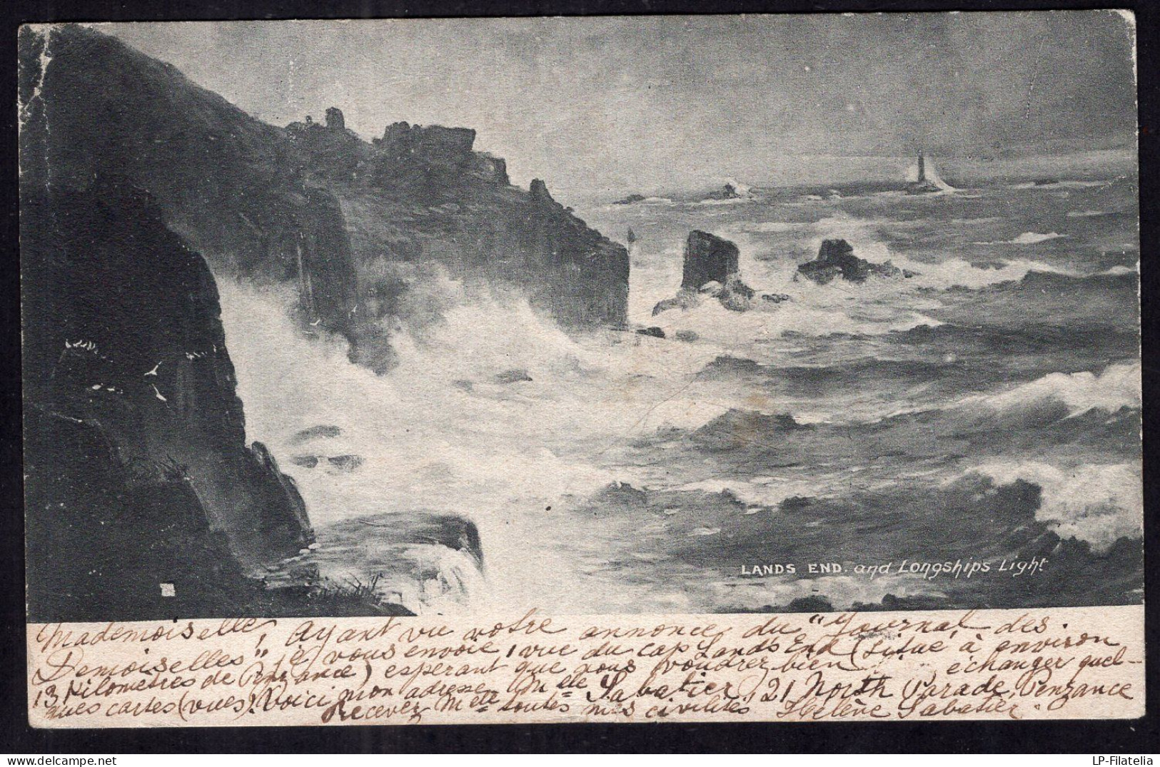 Great Britain - 1904 - Lands End - Longship Light - Land's End