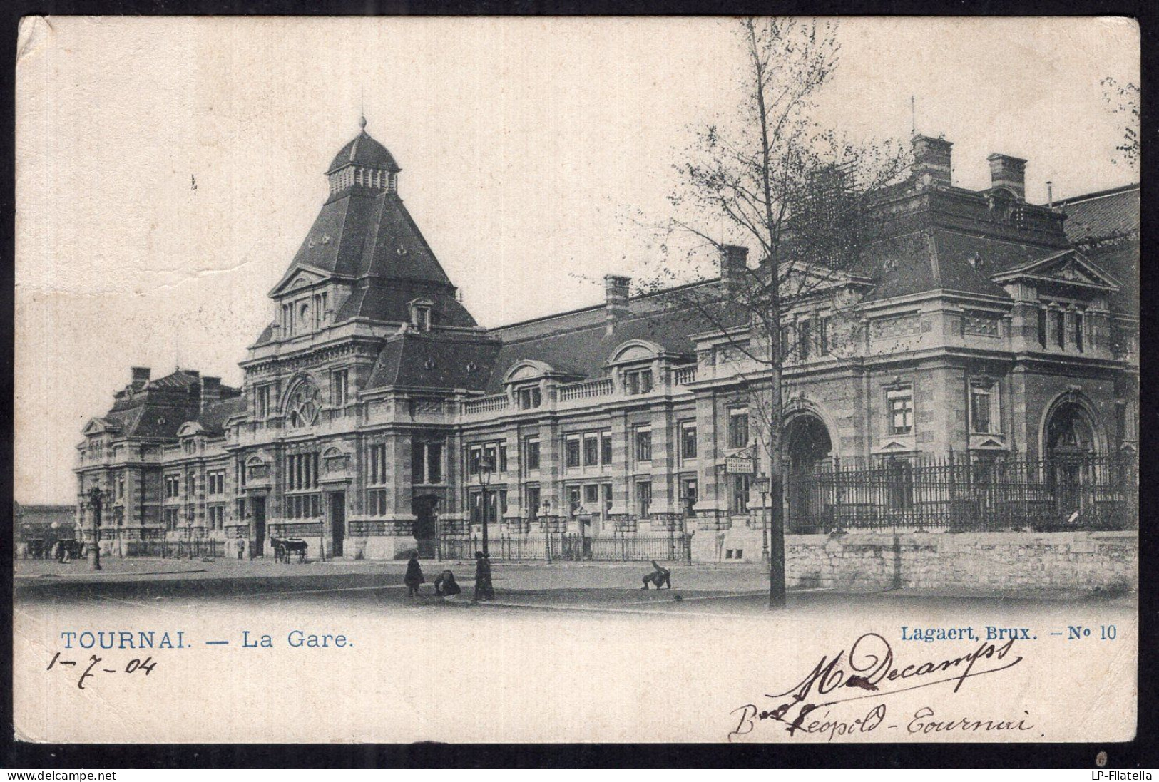 Belgique - 1904 - Tournai - La Gare - Tournai
