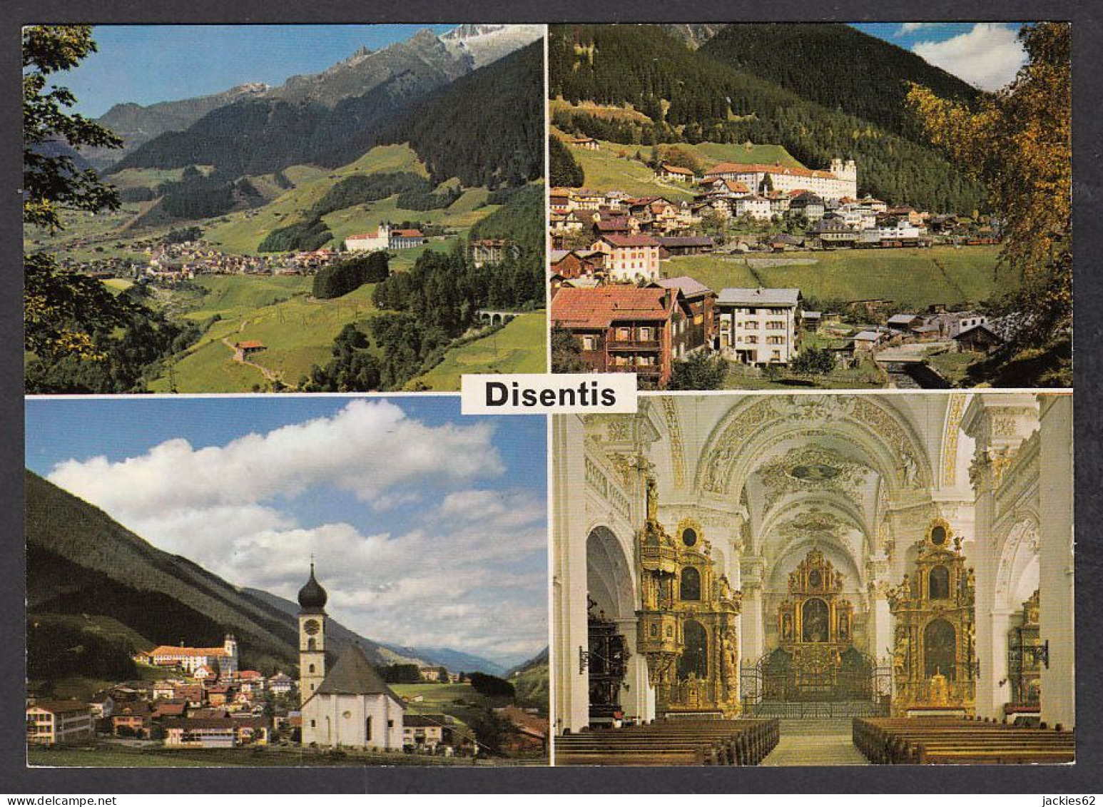 109668/ DISENTIS/MUSTÉR Und Klosterkirche Innen  - Disentis/Mustér