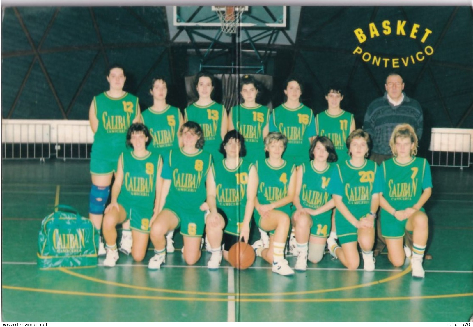 Calendarietto - Camiceria Giemme - Pontevico - Basket Pontevico - Anno 1992 - Petit Format : 1991-00