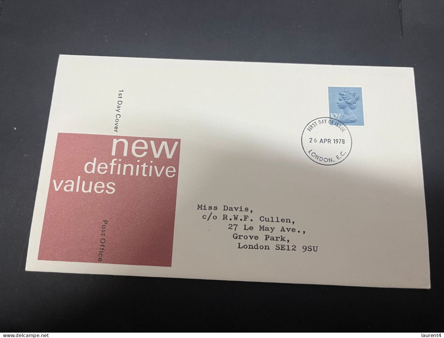 8-2-2024 (3 X 39) UK (Great Britain) FDC - 1978 - New Definitive Value - 1971-1980 Decimale  Uitgaven