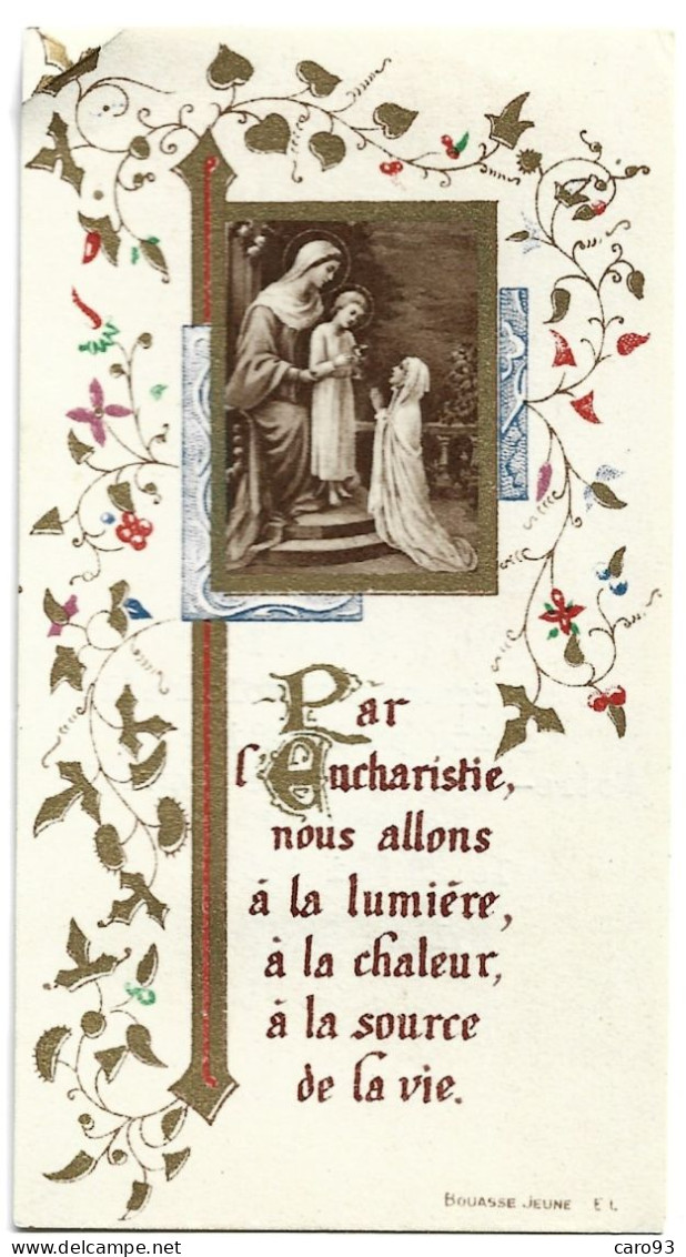 Image Religieuse Communion Solennelle Eglise N.D.de Bonne Nouvelle KERENTRECH 28 Mai 1959 Mylène Baron - Religion & Esotérisme