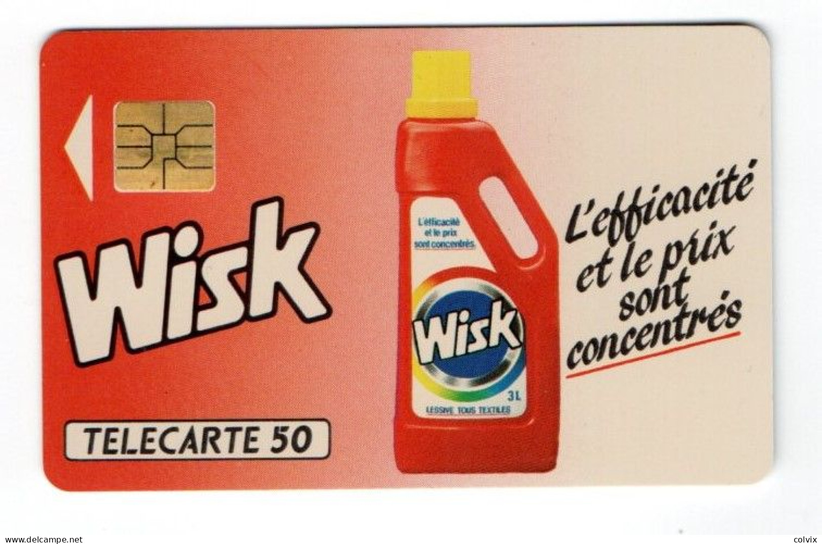 FRANCE TELECARTE D456 WISK 50U 1000 Ex DATE 11/90 - Telefoonkaarten Voor Particulieren