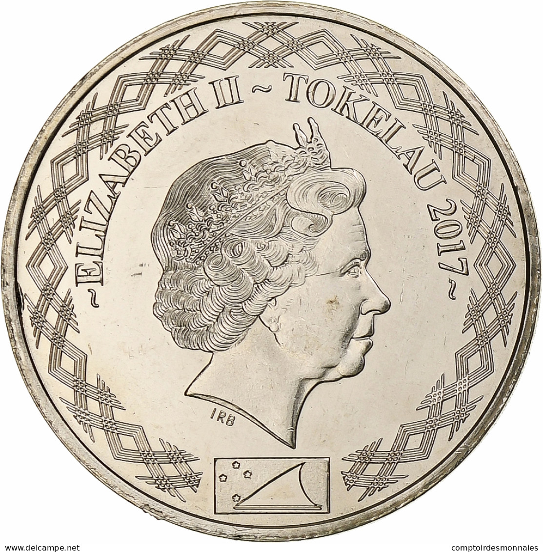 Tokelau, 50 Cents, 2017, Cupro-nickel, SPL - Nieuw-Zeeland