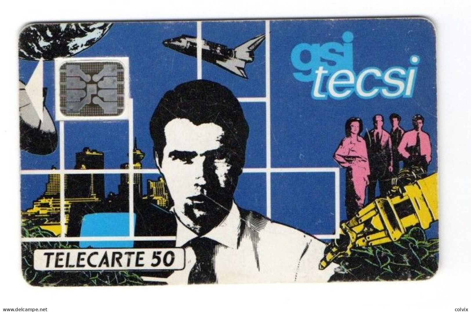 FRANCE TELECARTE D269 GSI 3 - TECSI 50U 1000 Ex DATE 1990 - Privées