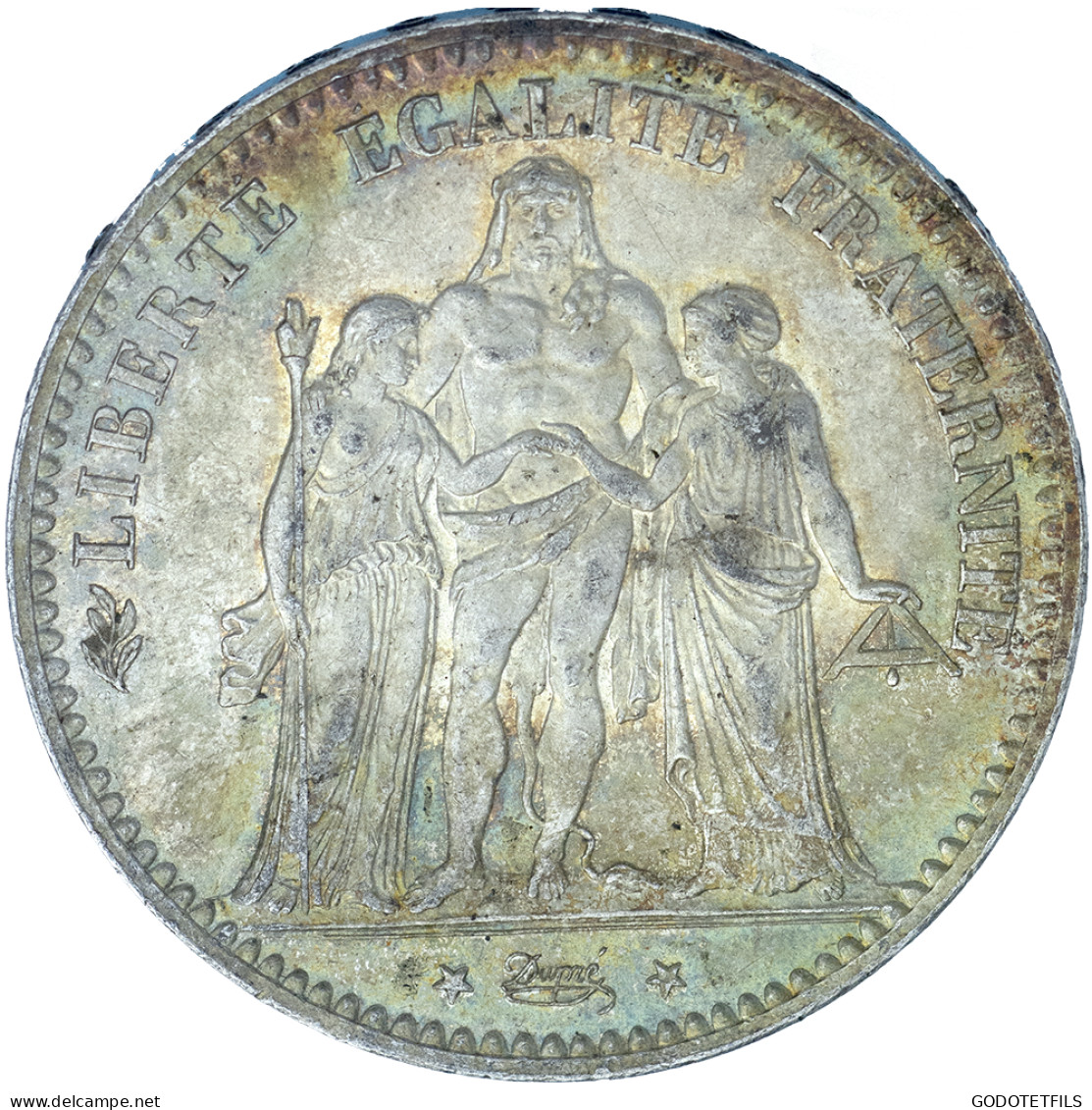 III ème République-5 Francs Hercule 1876 Paris - 5 Francs