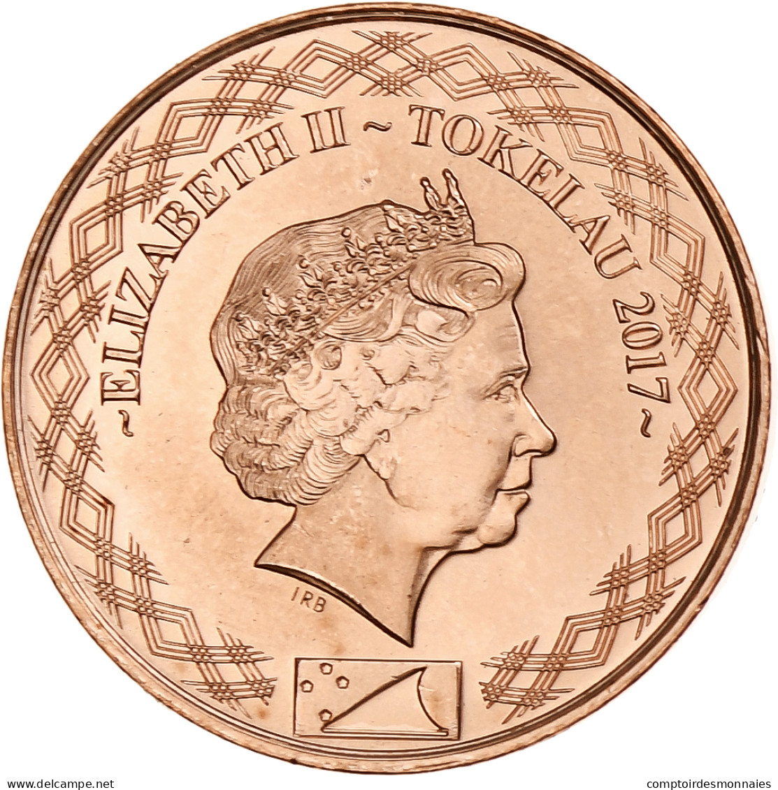 Tokelau, 2 Cents, 2017, Bronze, SPL - Nieuw-Zeeland