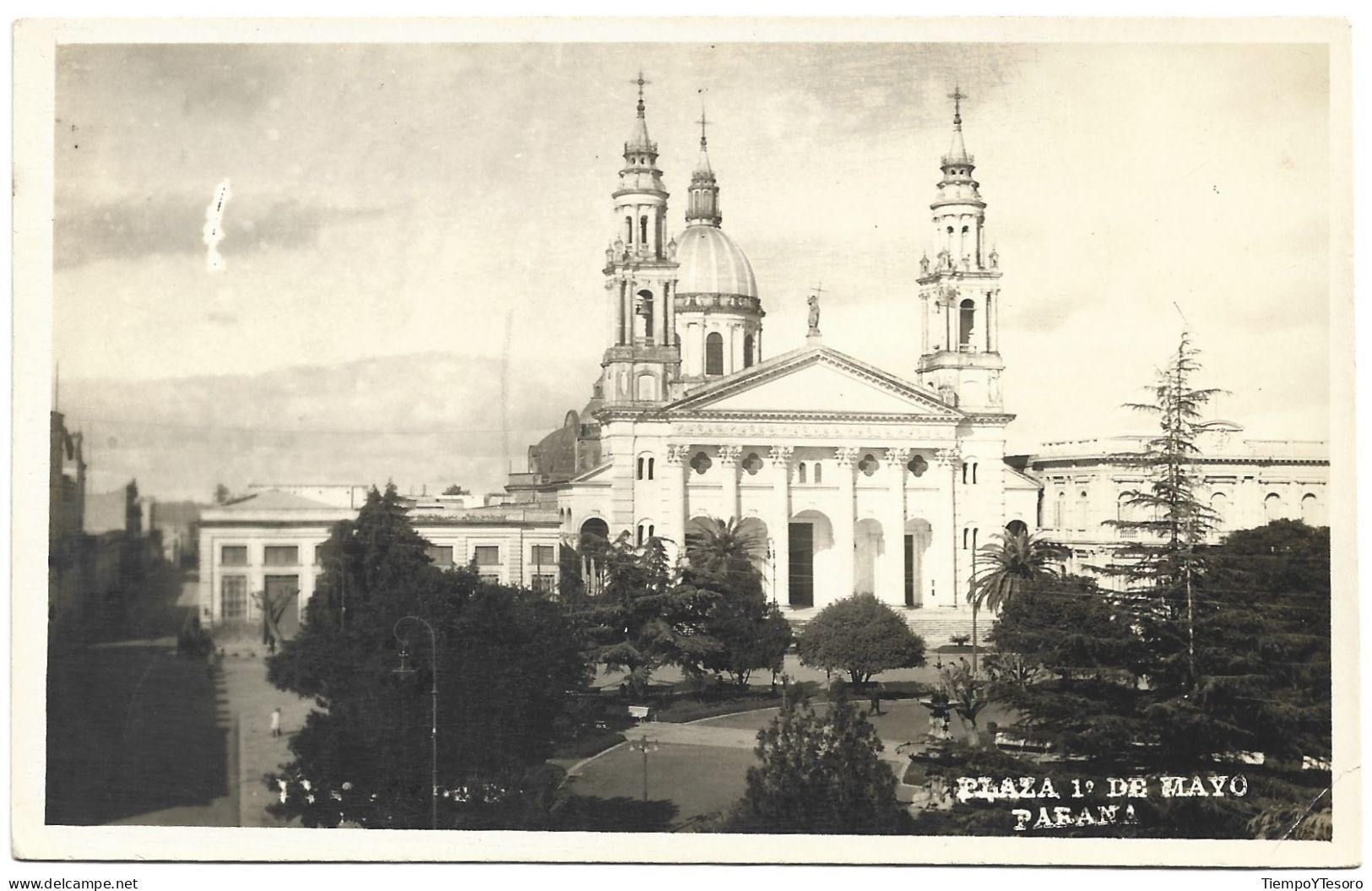 Postcard - Argentina, Santa Fé, Plaza 1ero De Mayo, N°678 - Argentine