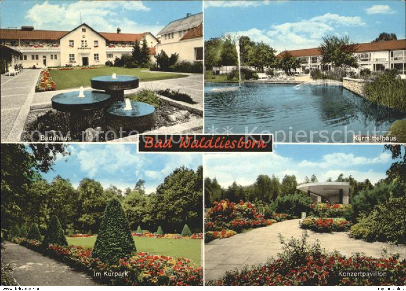 72037835 Bad Waldliesborn Badehaus Kurmittelhaus Kurpark Konzertpavillon Bad Wal - Lippstadt