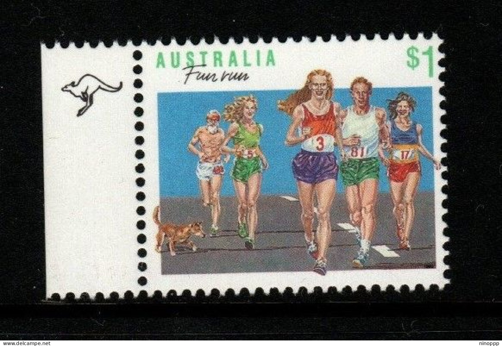 Australia ASC 1231f 1994 Sports $ 1 Fun Run 1 Roo,Mint Never Hinged - Essais & Réimpressions