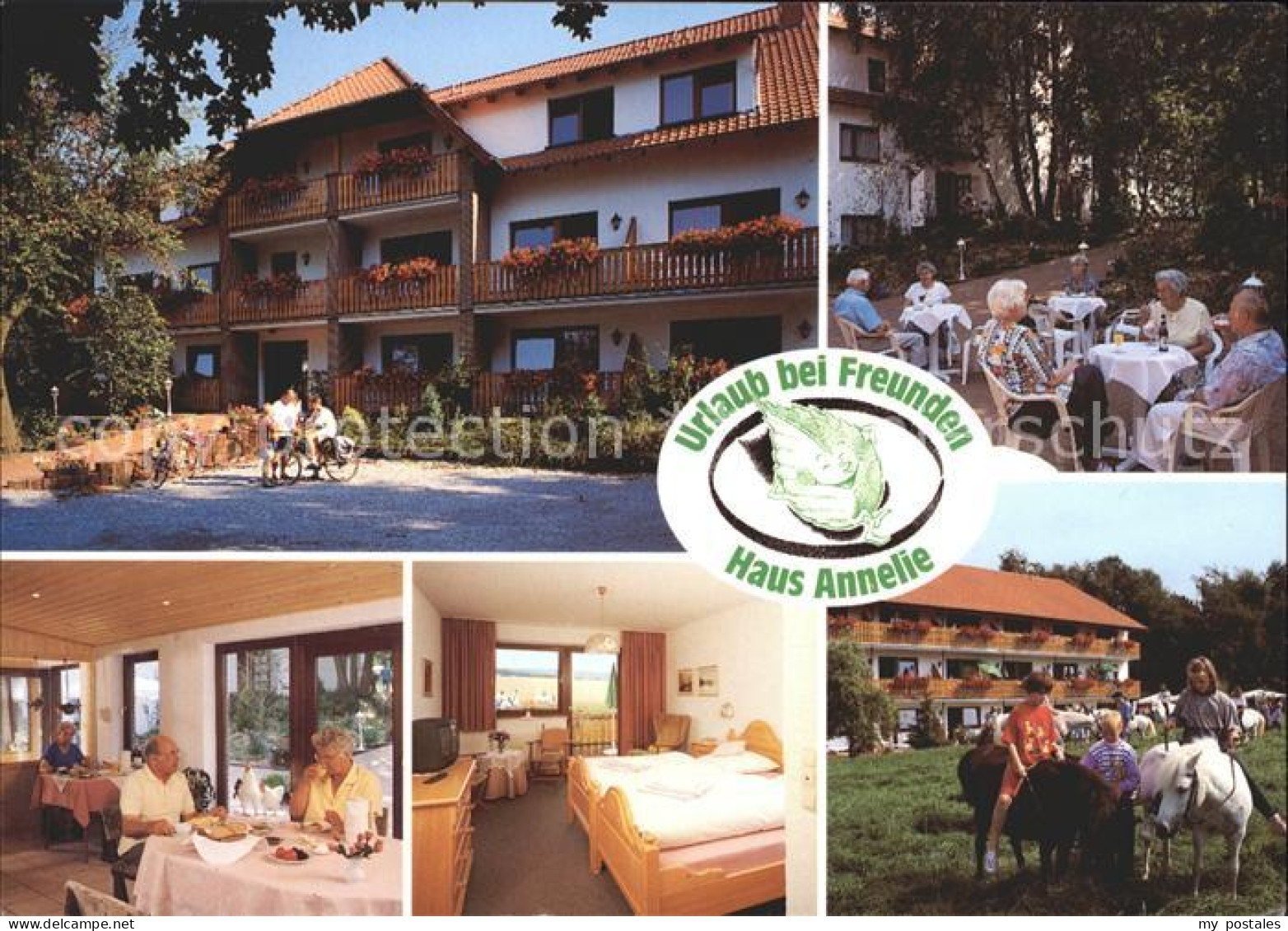 72036838 Bad Holzhausen Luebbecke Pension Haus Annelie Garten Gastraum Zimmer Po - Getmold