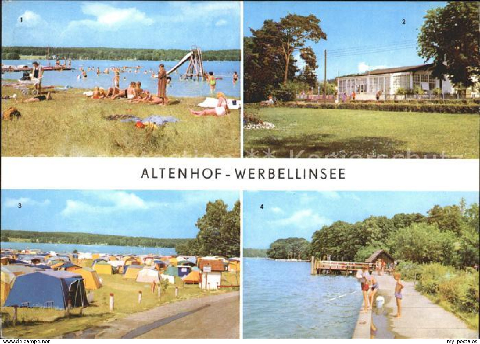 72035611 Werbellinsee-Altenhof Badestrand Suesser Winkel FDGB Erholungsheim Stra - Finowfurt