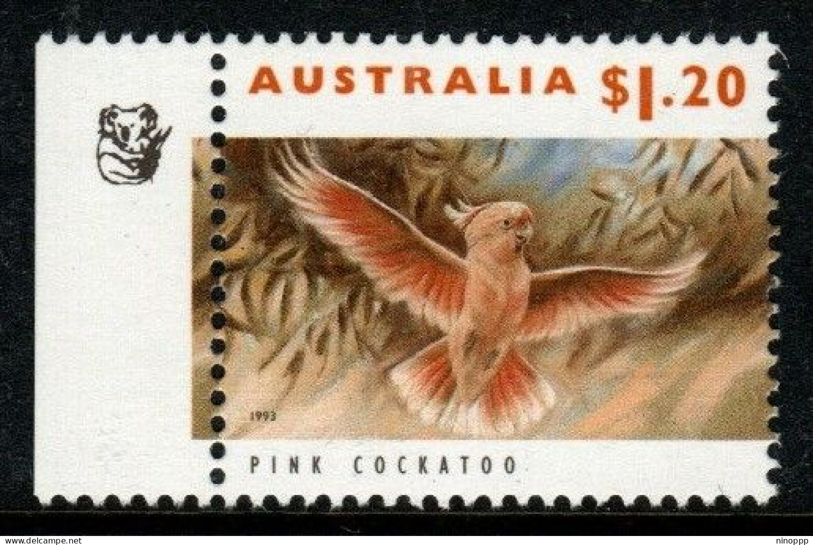 Australia Cat 1405a Wildlife  $ 1.20 Pink Cockatoo  , 1 Koalas Reprint,mint Never Hinged - Proofs & Reprints