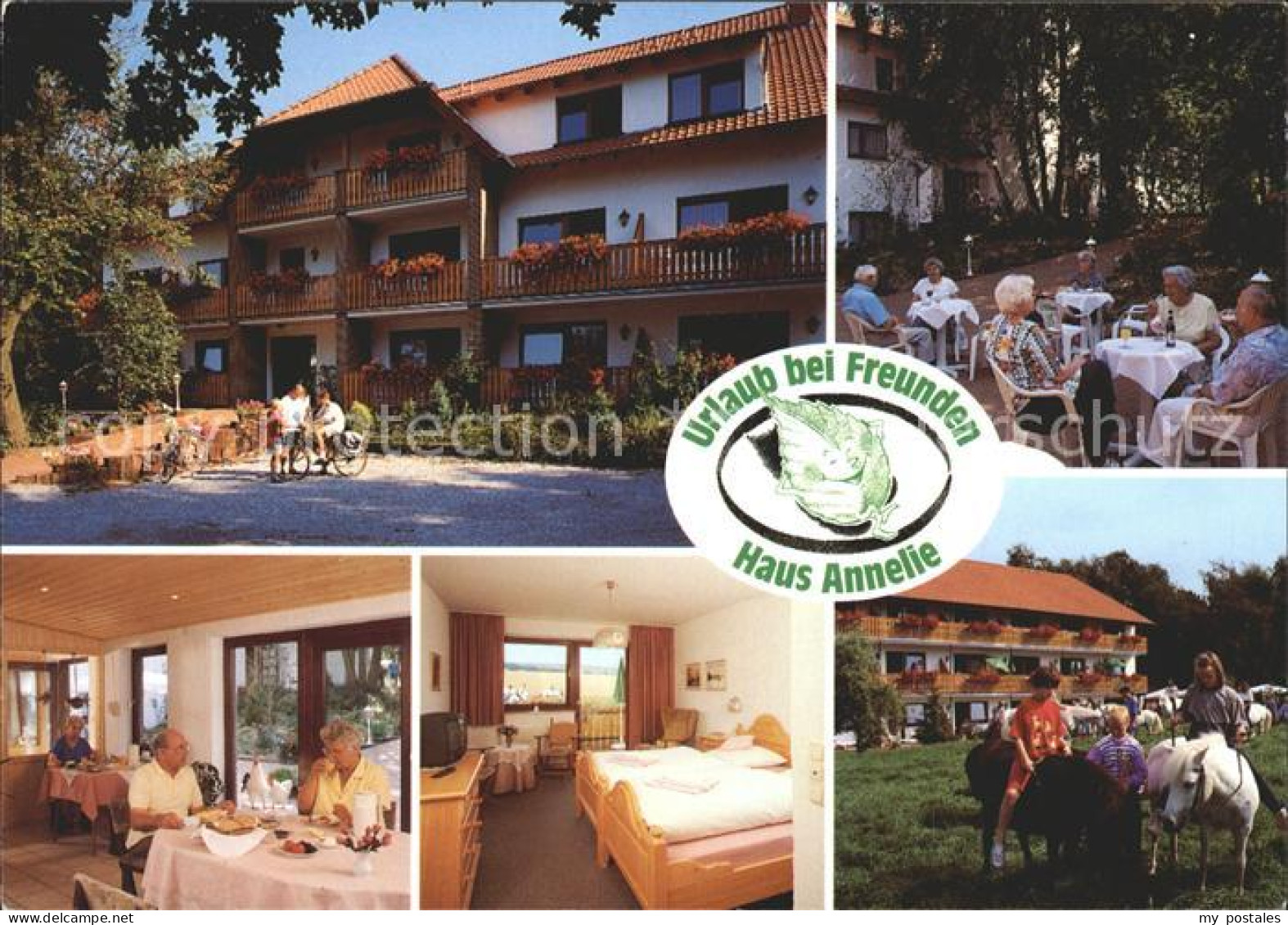 72034705 Bad Holzhausen Luebbecke Pension Haus Annelie Gaststube Zimmer Ponyreit - Getmold